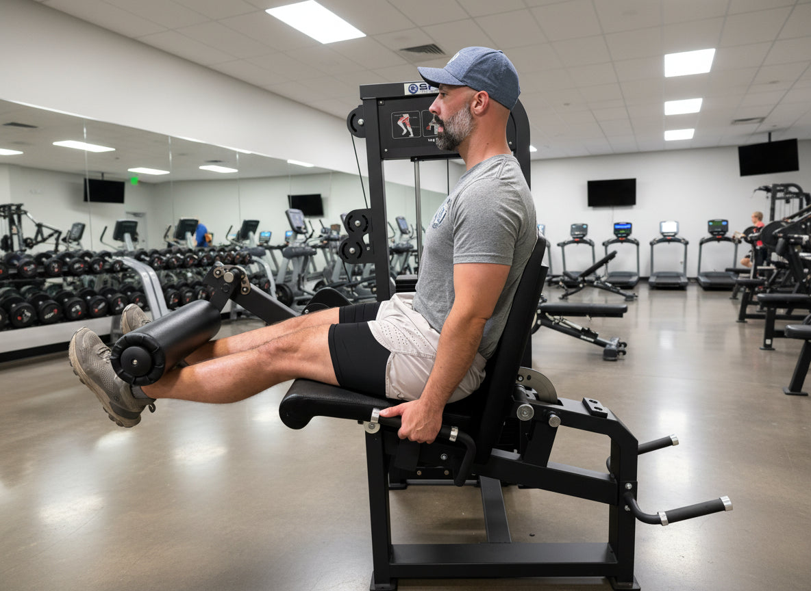 SFE Selectorized Leg Extension & Prone Leg Curl Combo – 250 lb Weight Stack