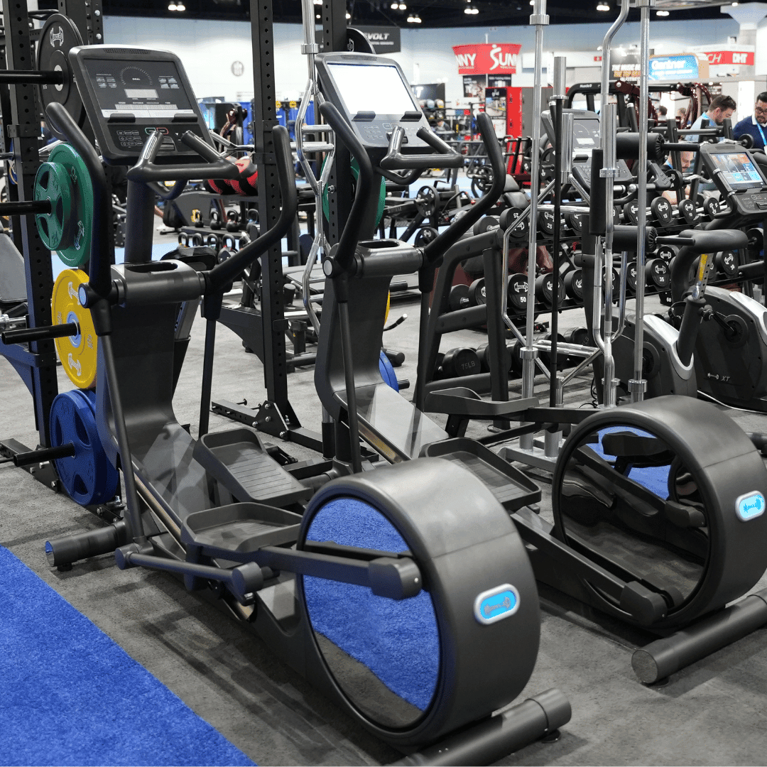 Muscle D Fitness Commercial Elliptical Trainer – LED Screen Cardio Machine