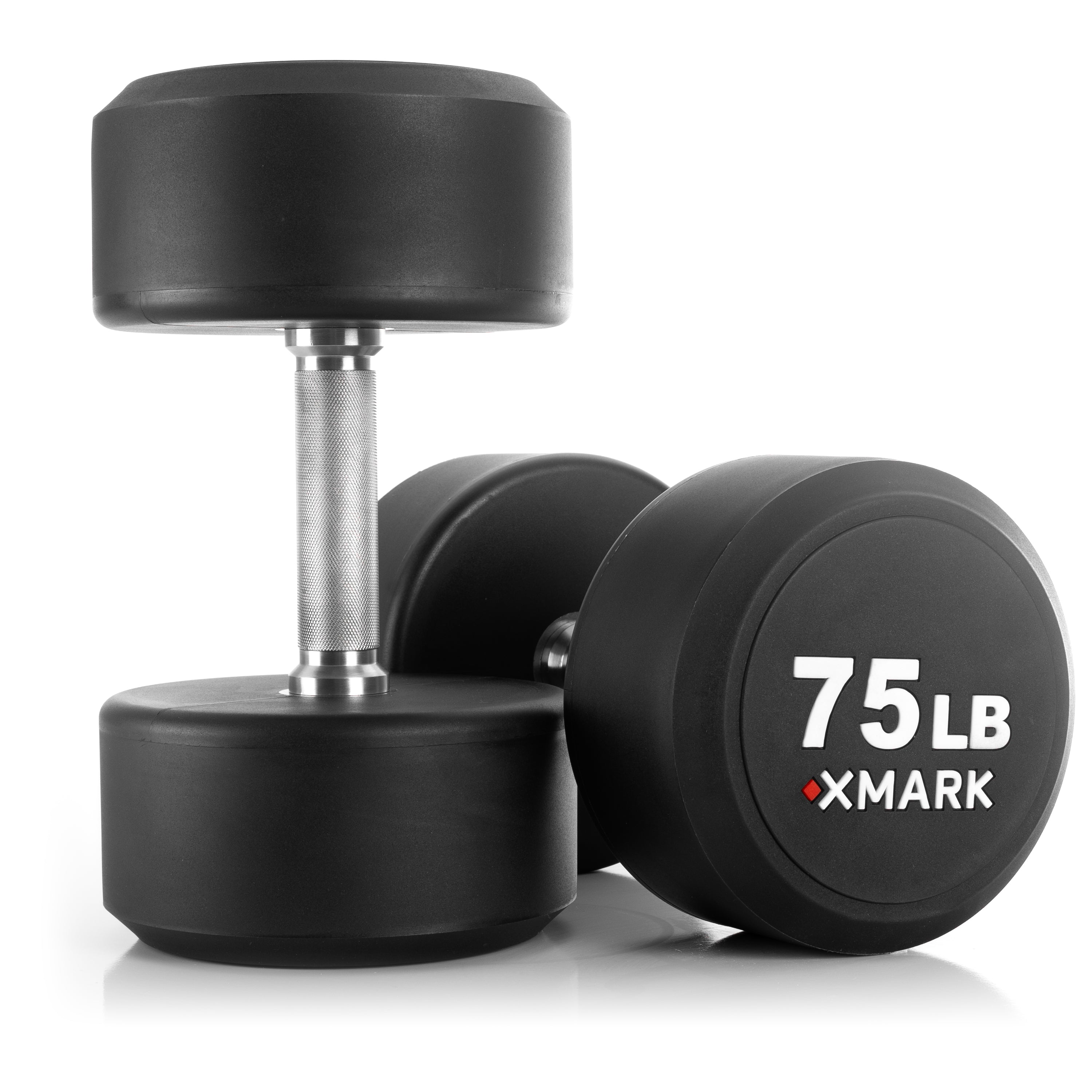 Commercial Round Urethane Dumbbell Sets – 5–50 lb & 5–75 lb | XMARK