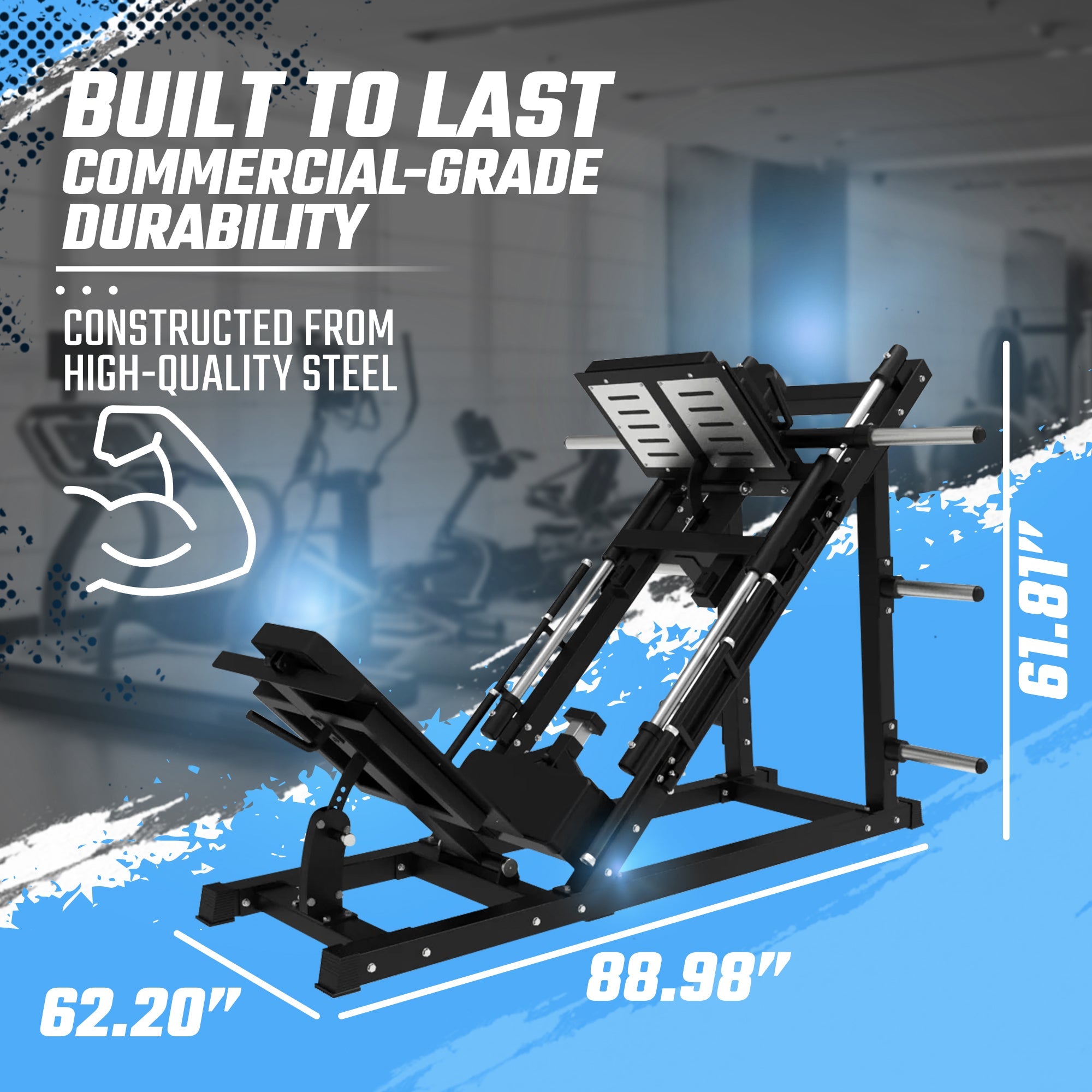 SFE Plate-Loaded 45° Leg Press & Hack Squat Machine
