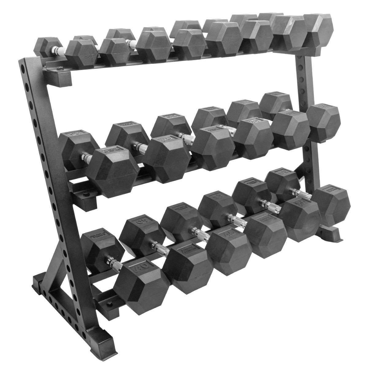 Barbell Standard 3-Tier Dumbbell Storage Rack