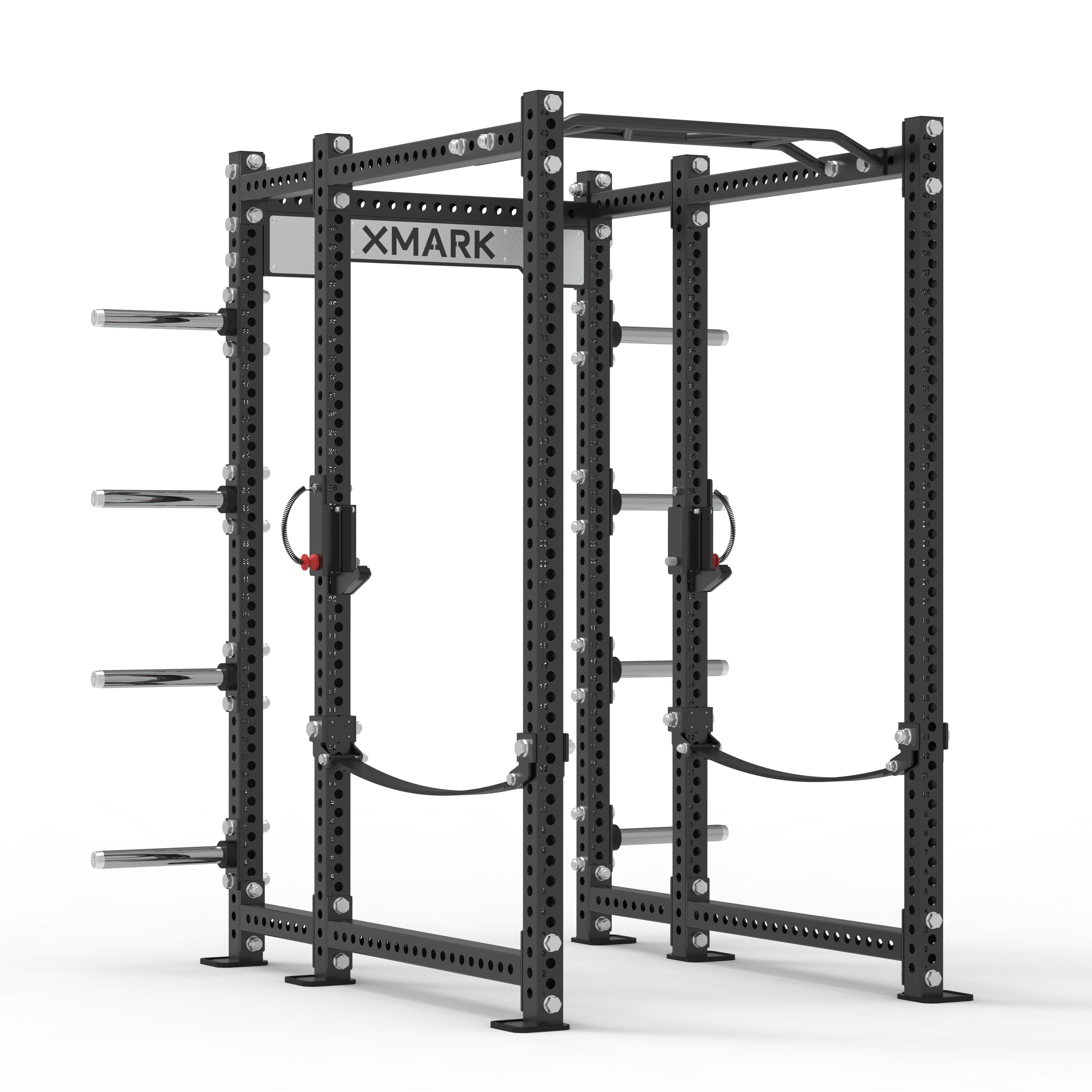 Power Rack with Storage & Strap Safeties – XMARK Viper Power Rack
