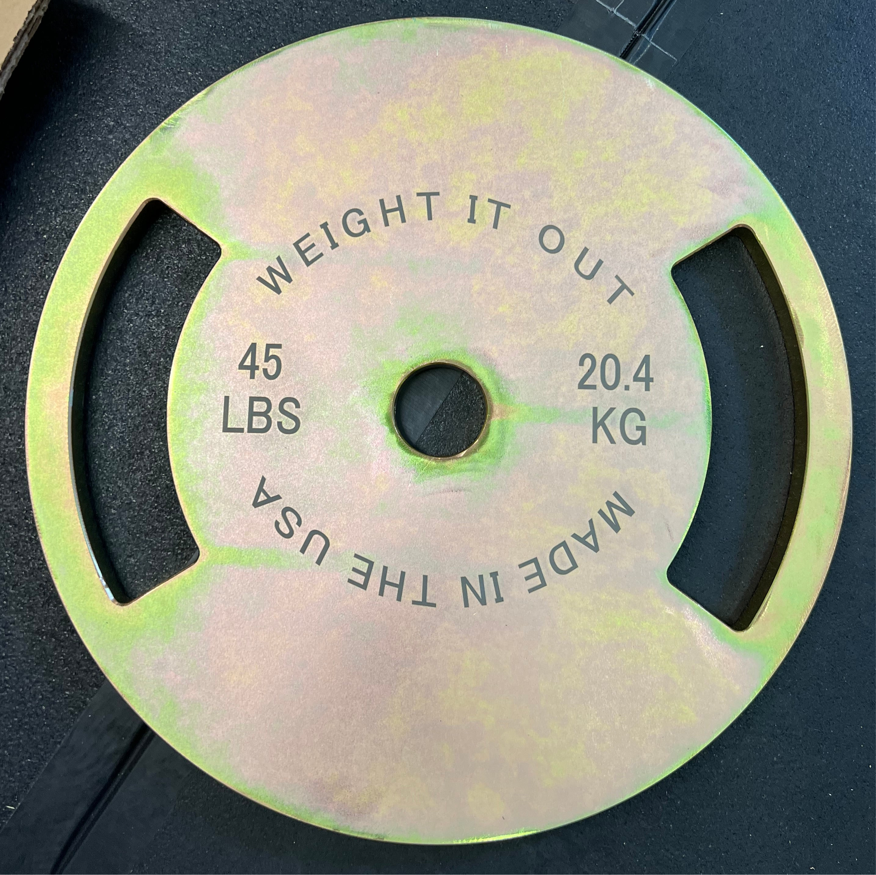 Solid Steel Calibrated Weight Plate Sets (Preorder) | Precision Powerlifting Plates – Weight It Out