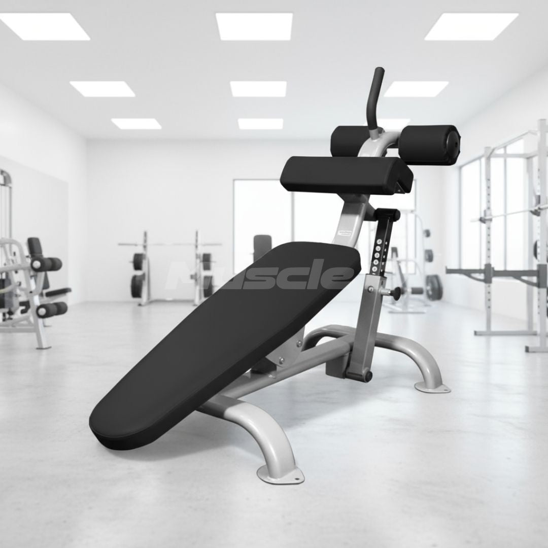 Muscle D Fitness Adjustable Decline Bench – Commercial Core & Press Bench