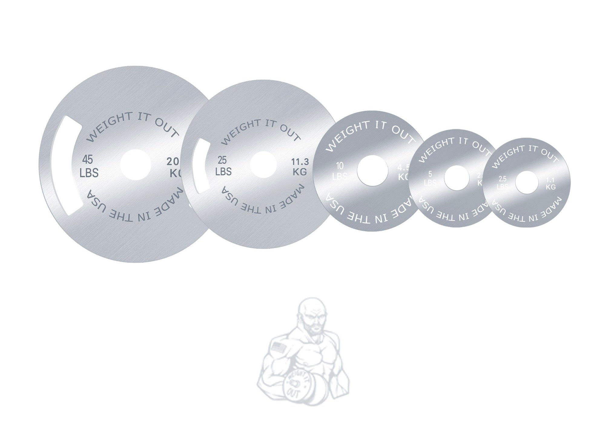 Solid Steel Calibrated Weight Plate Sets (Preorder) | Precision Powerlifting Plates – Weight It Out