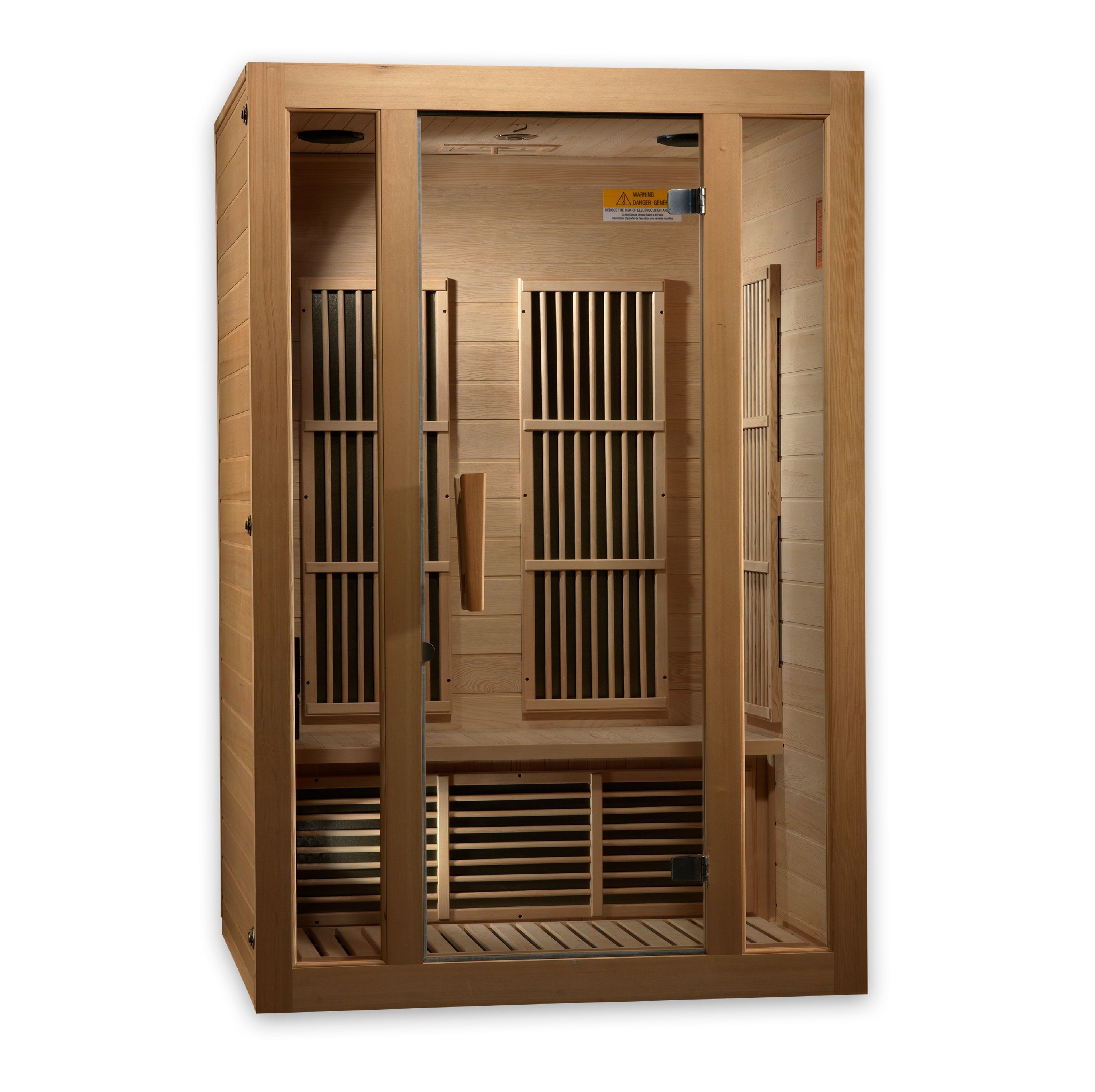 Maxxus Seattle 2-Person Low EMF FAR Infrared Sauna (Canadian Hemlock)