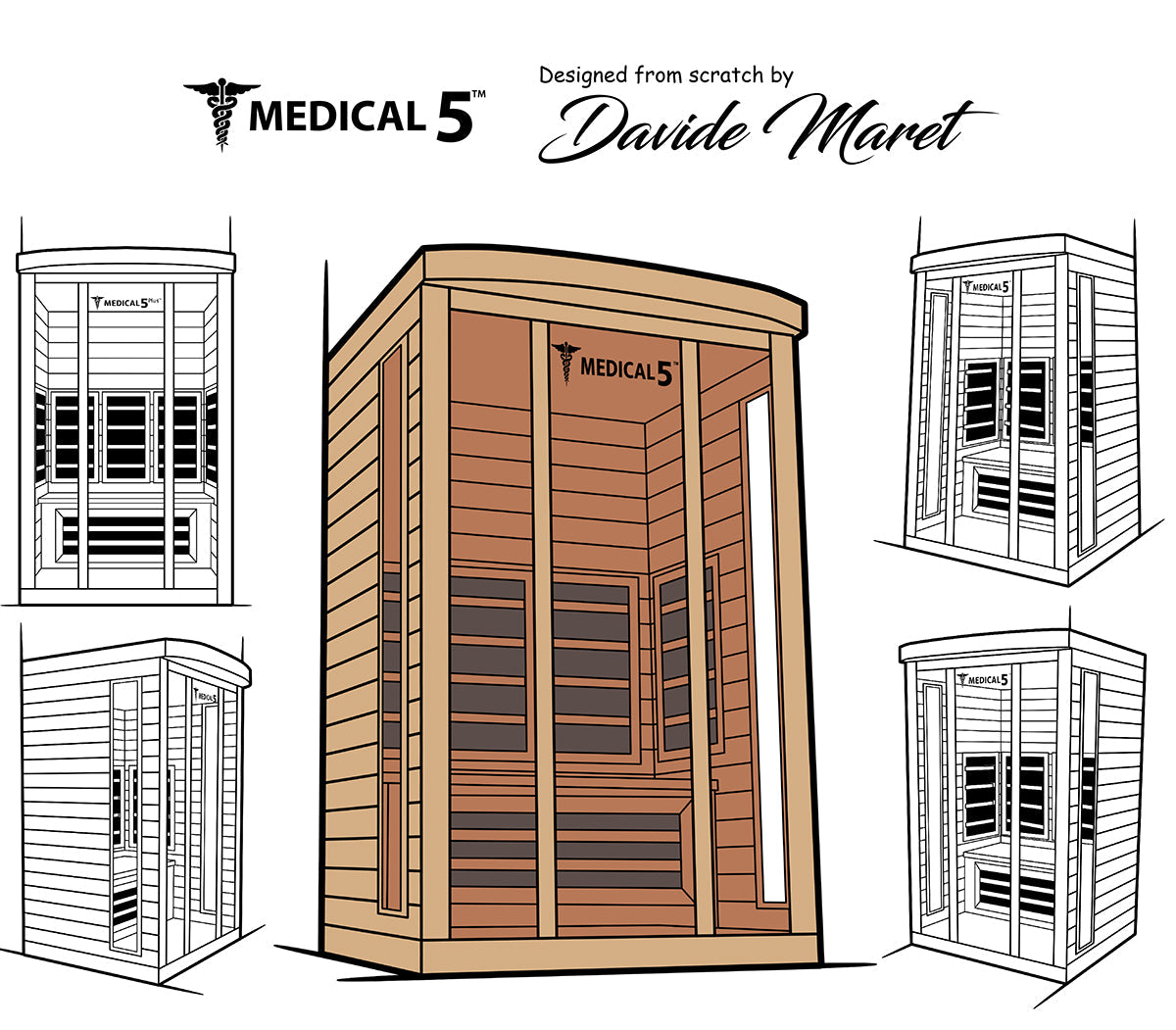 3-Person Medical 5™ Full Spectrum Infrared Sauna