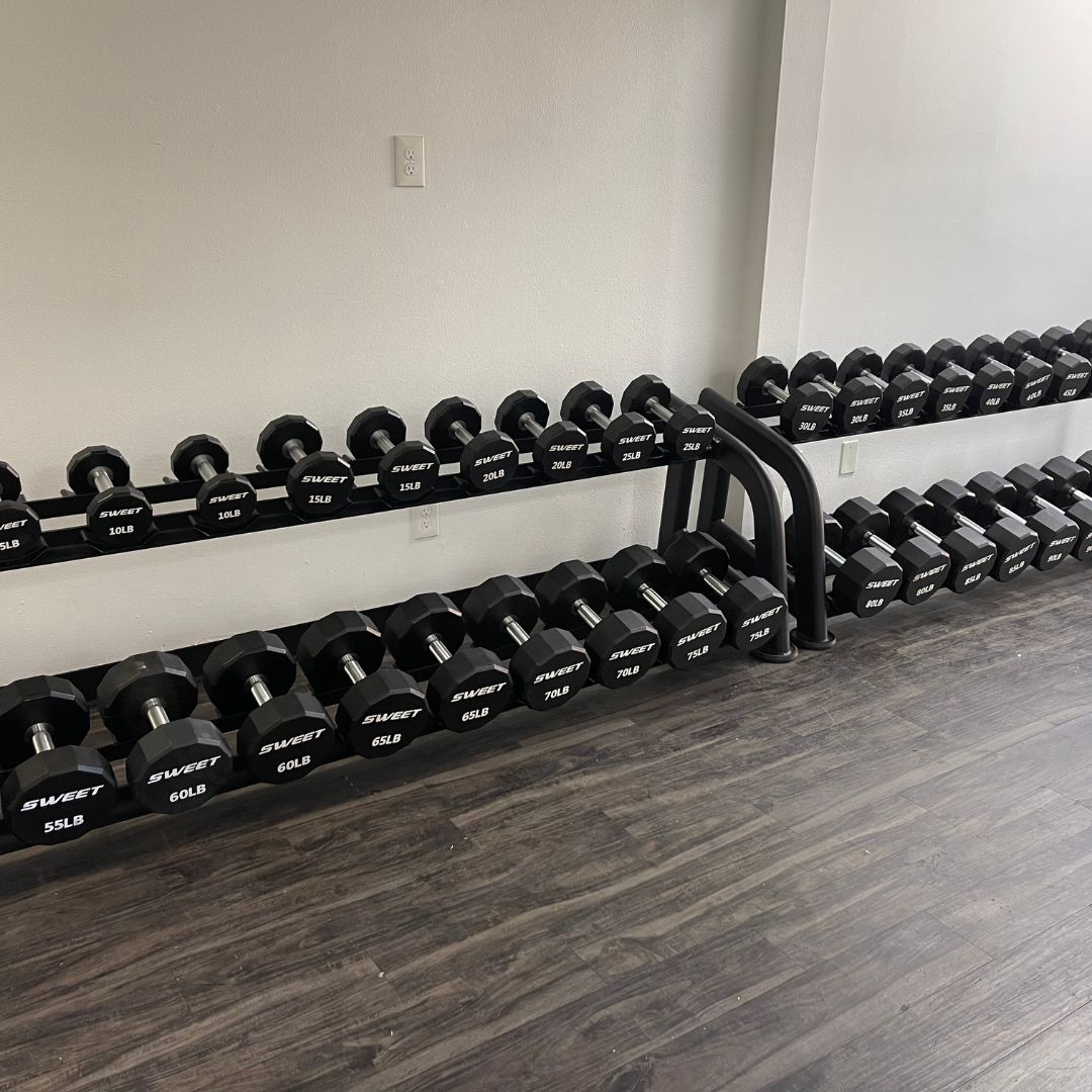 5–100 lb Dumbbell Set (Rack Sold Separately) – Muscle D Fitness Sweet Dumbbells