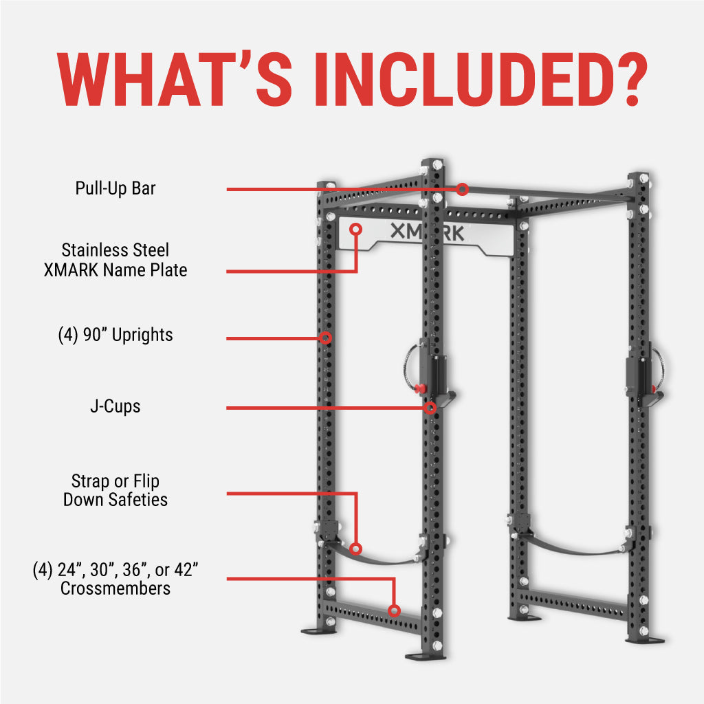 Viper Power Rack for Home Gym Strength Training - XMARK