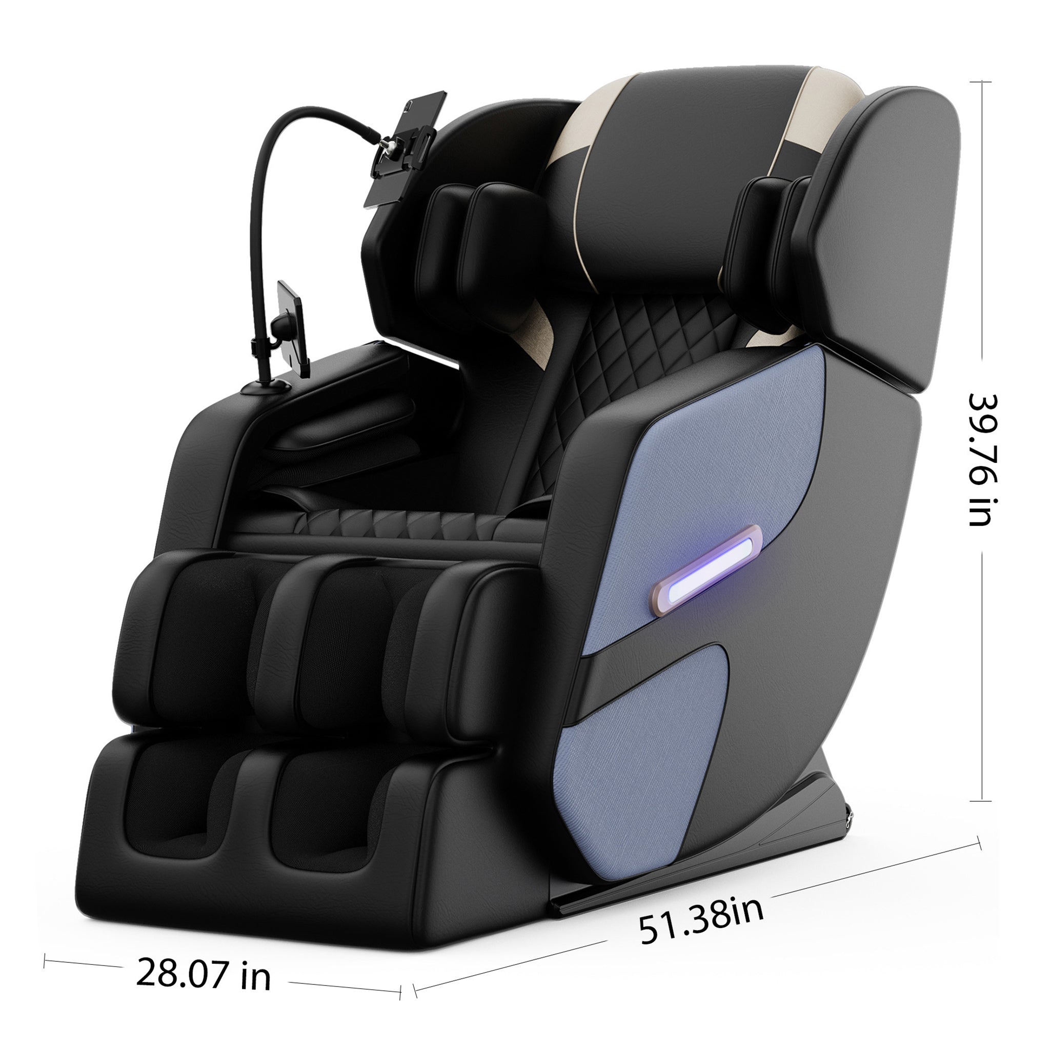 Airvana Imperium Full-Body Zero Gravity Massage Chair – Ambient Lighting