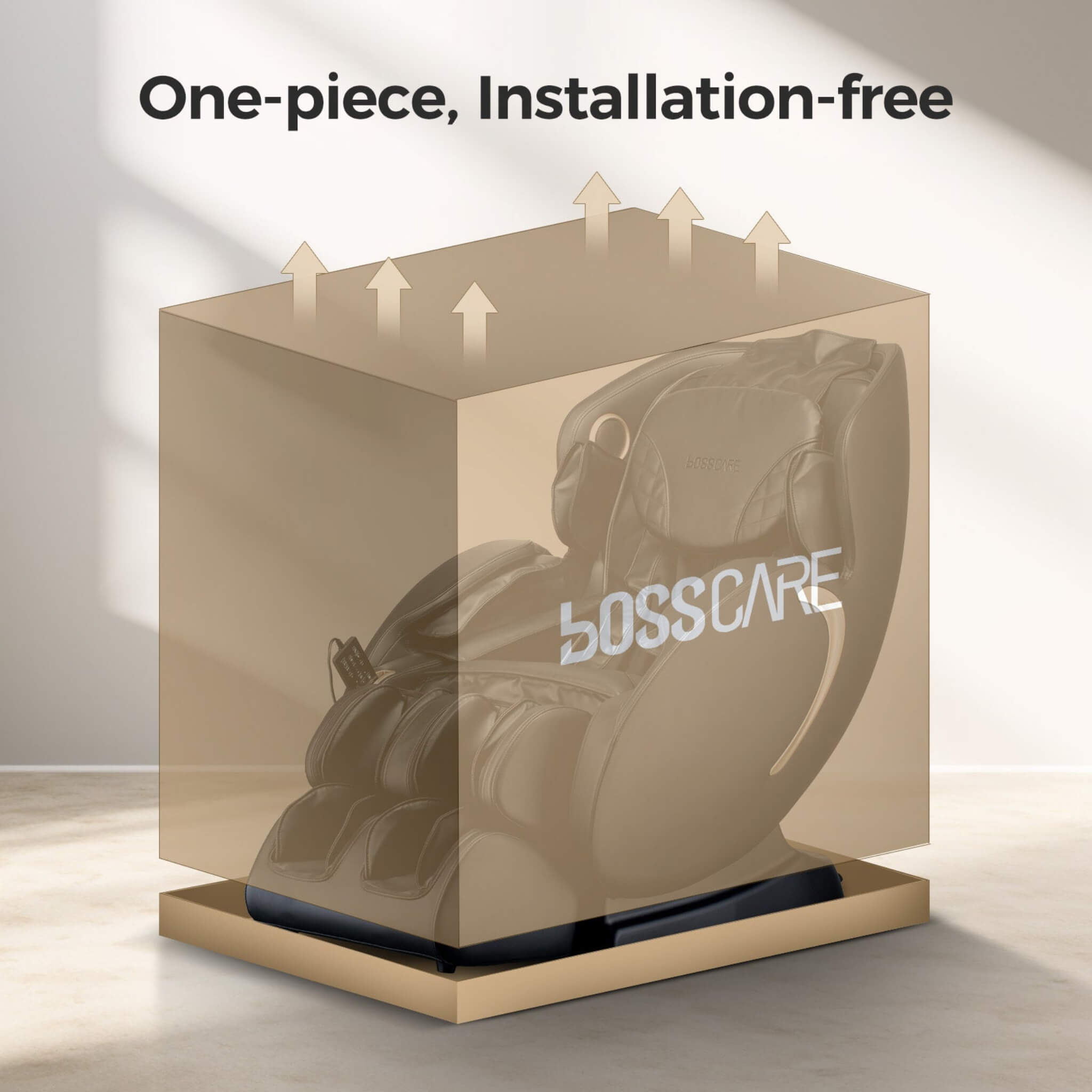 Bosscare 3D Zero Gravity Shiatsu Massage Chair – Full Body, App Control