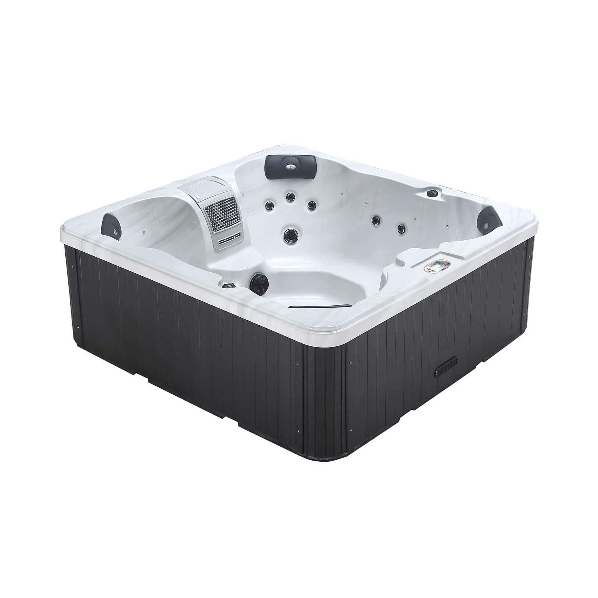 CSC Delaware 5-Person 18-Jet Plug-and-Play Hot Tub Spa – LED Lighting