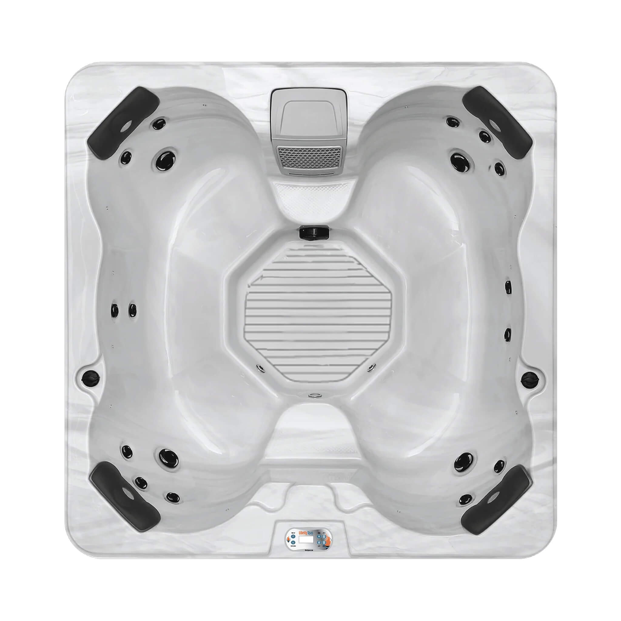 CSC Delaware 5-Person 18-Jet Plug-and-Play Hot Tub Spa – LED Lighting