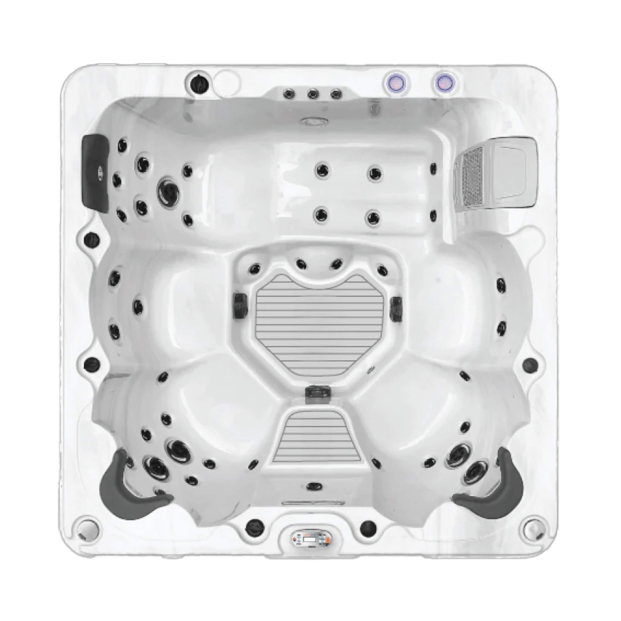 6-Person CSC Kansas Luxury Spa – 240V, 46 Jets, Glacier Filtration