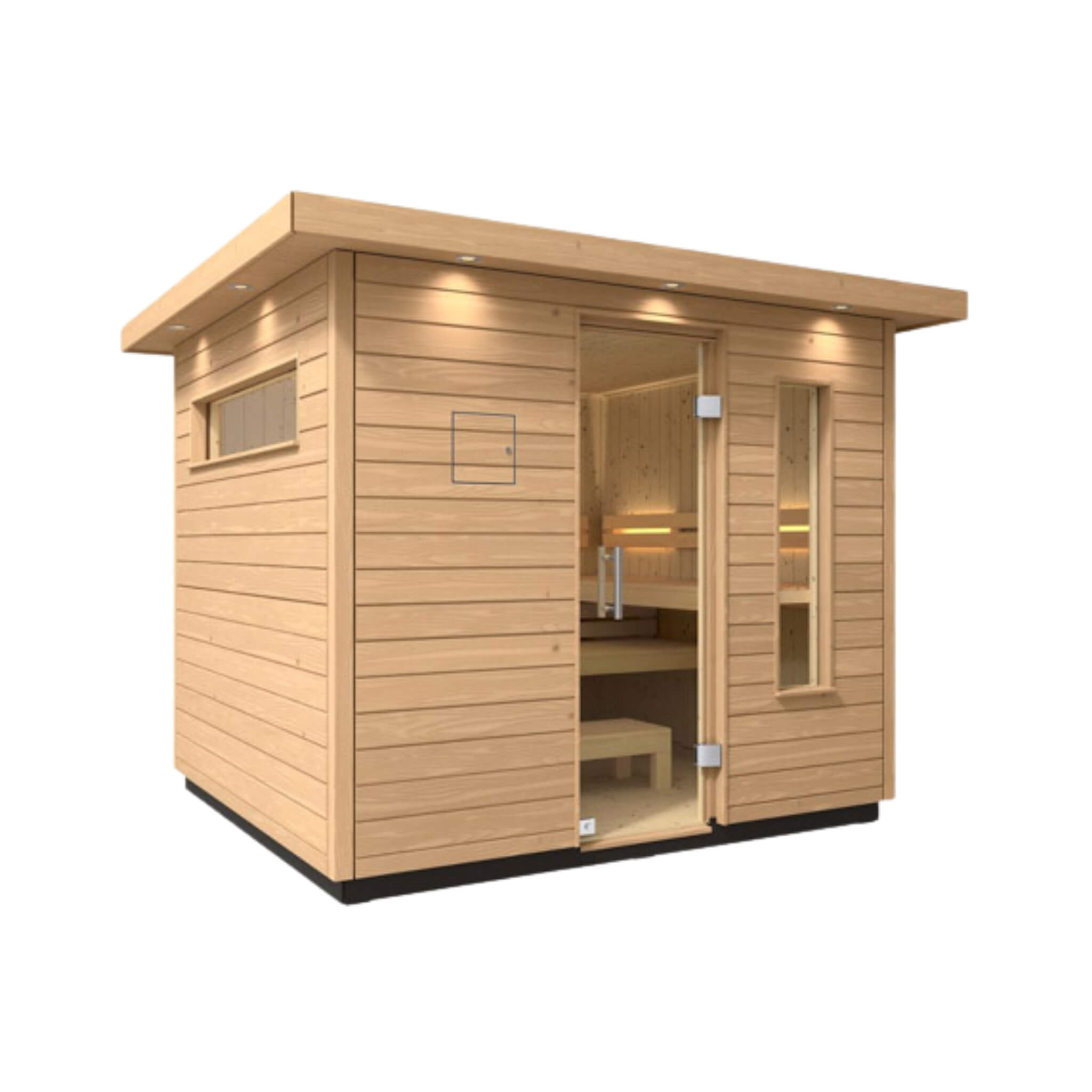 2-Person Kohler C2 Outdoor Sauna Kit – Douglas Fir & Scandinavian Spruce
