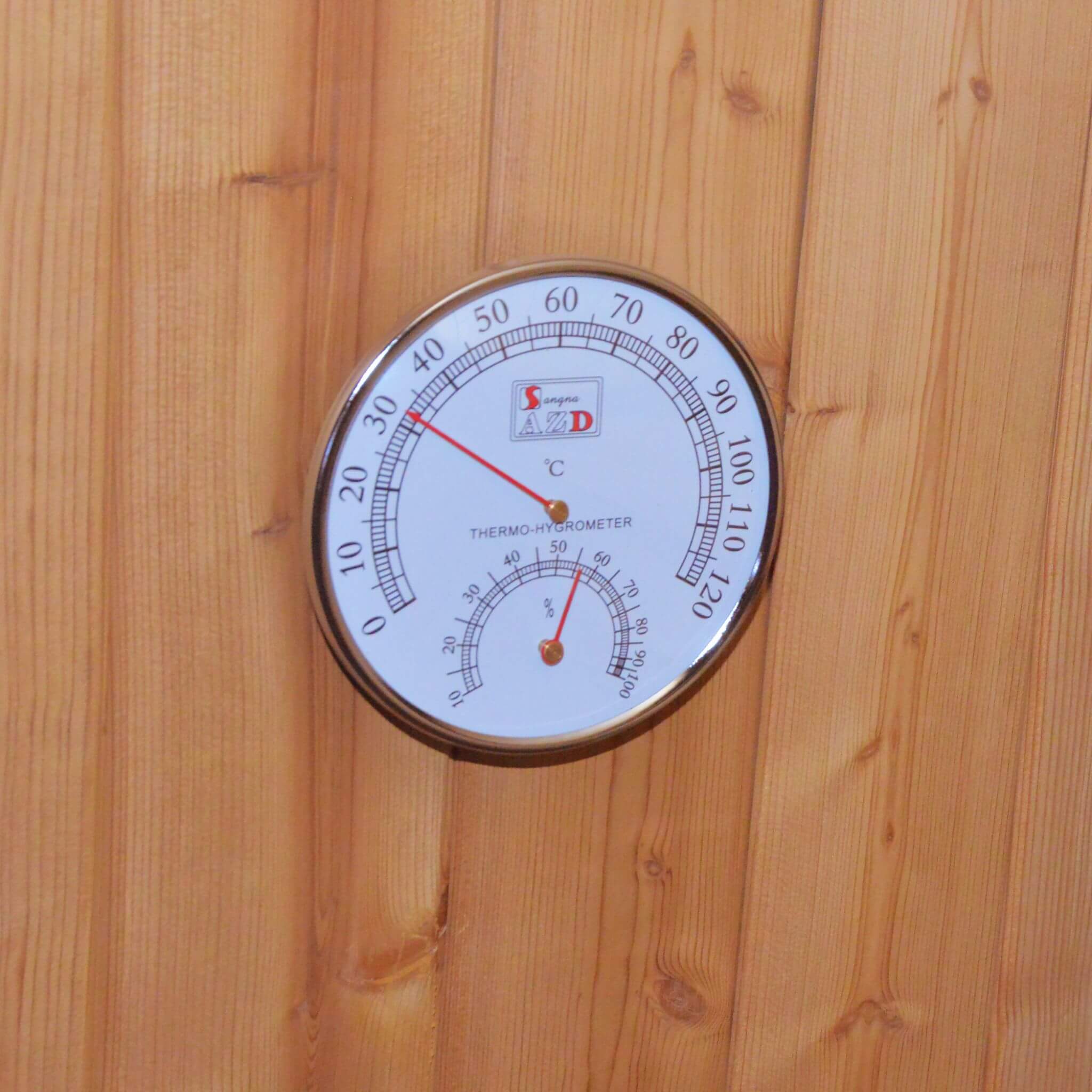 4-Person Thermora Ignite American White Oak Outdoor Wooden Barrel Sauna