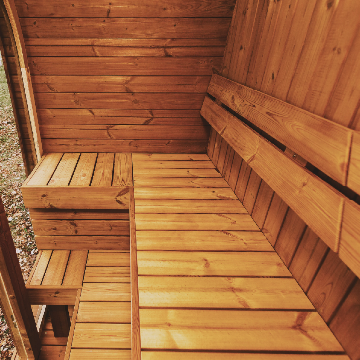 4-Person Mande MW16 Outdoor ThermoWood Sauna
