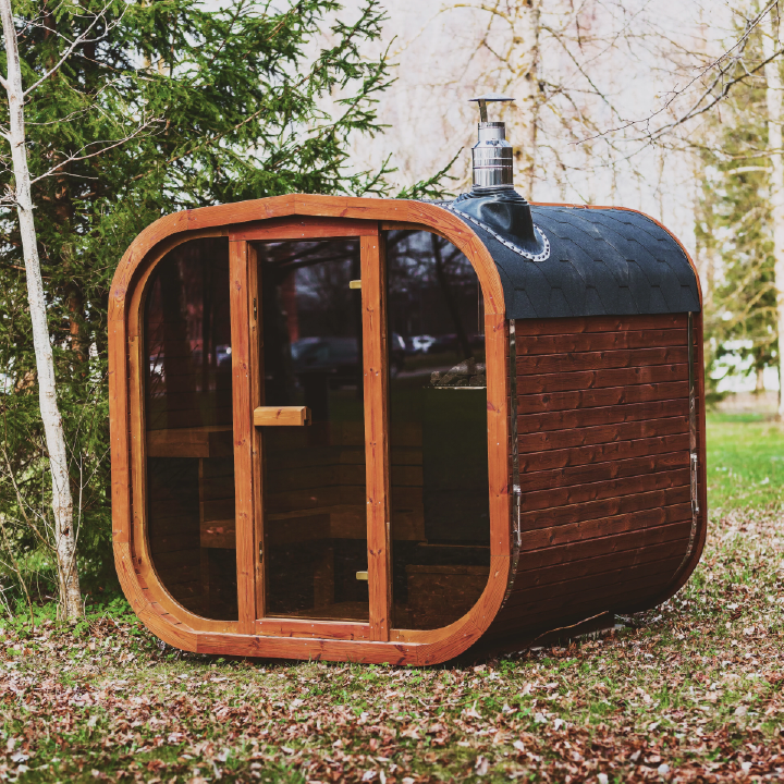 4-Person Mande MW16 Outdoor ThermoWood Sauna