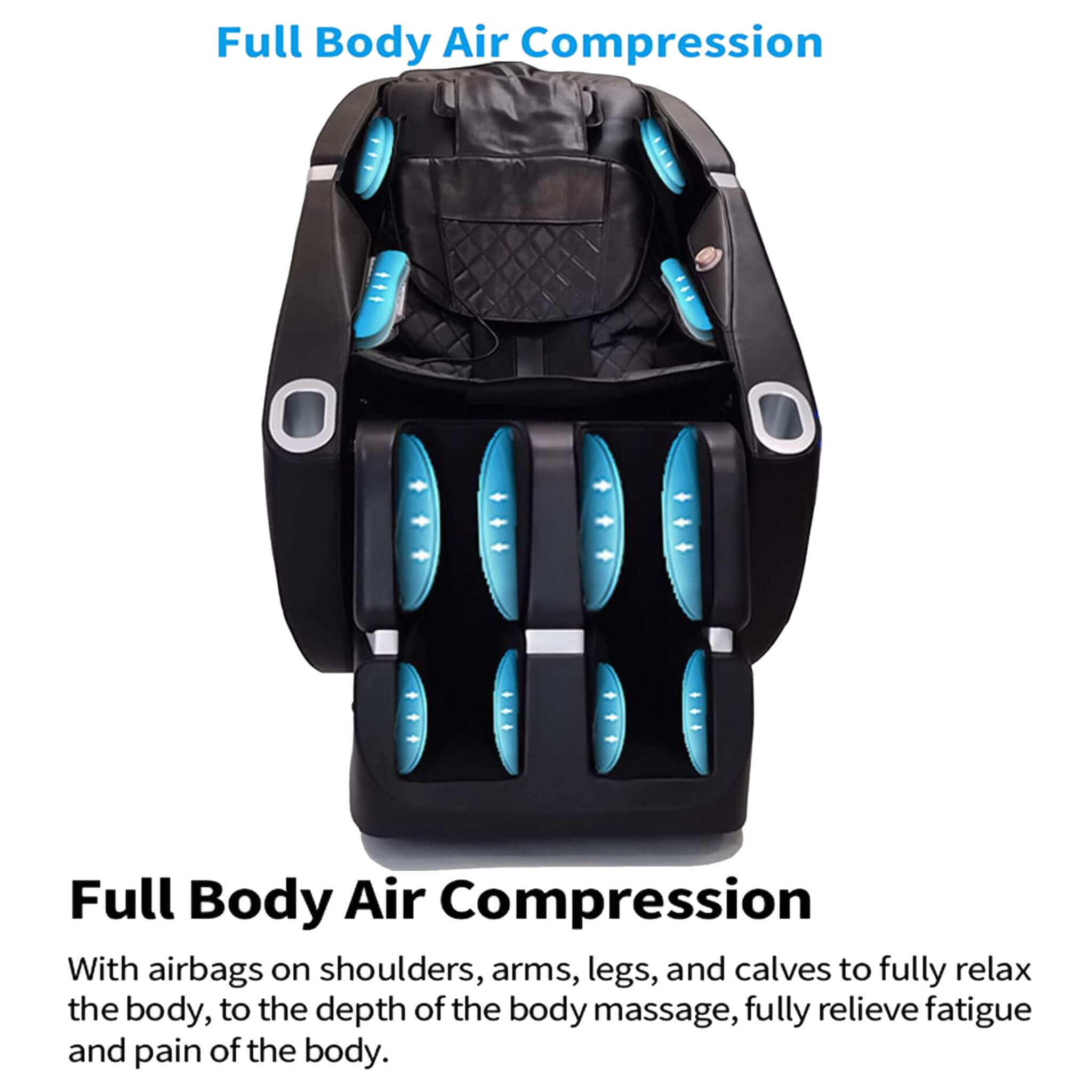 Rovix Premium Zero Gravity Full Body Massage Chair – Auto Body Scan