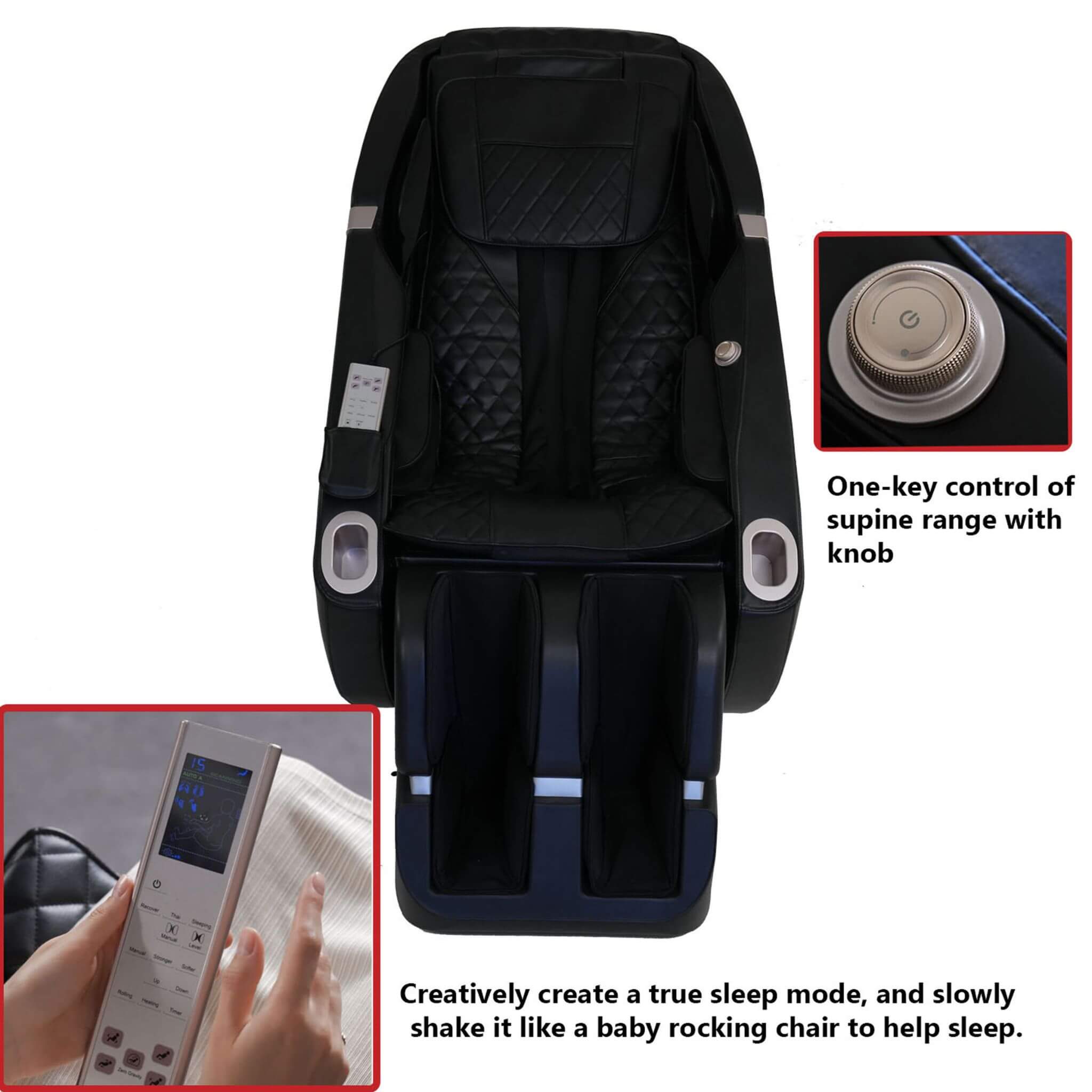 Rovix Premium Zero Gravity Full Body Massage Chair – Auto Body Scan