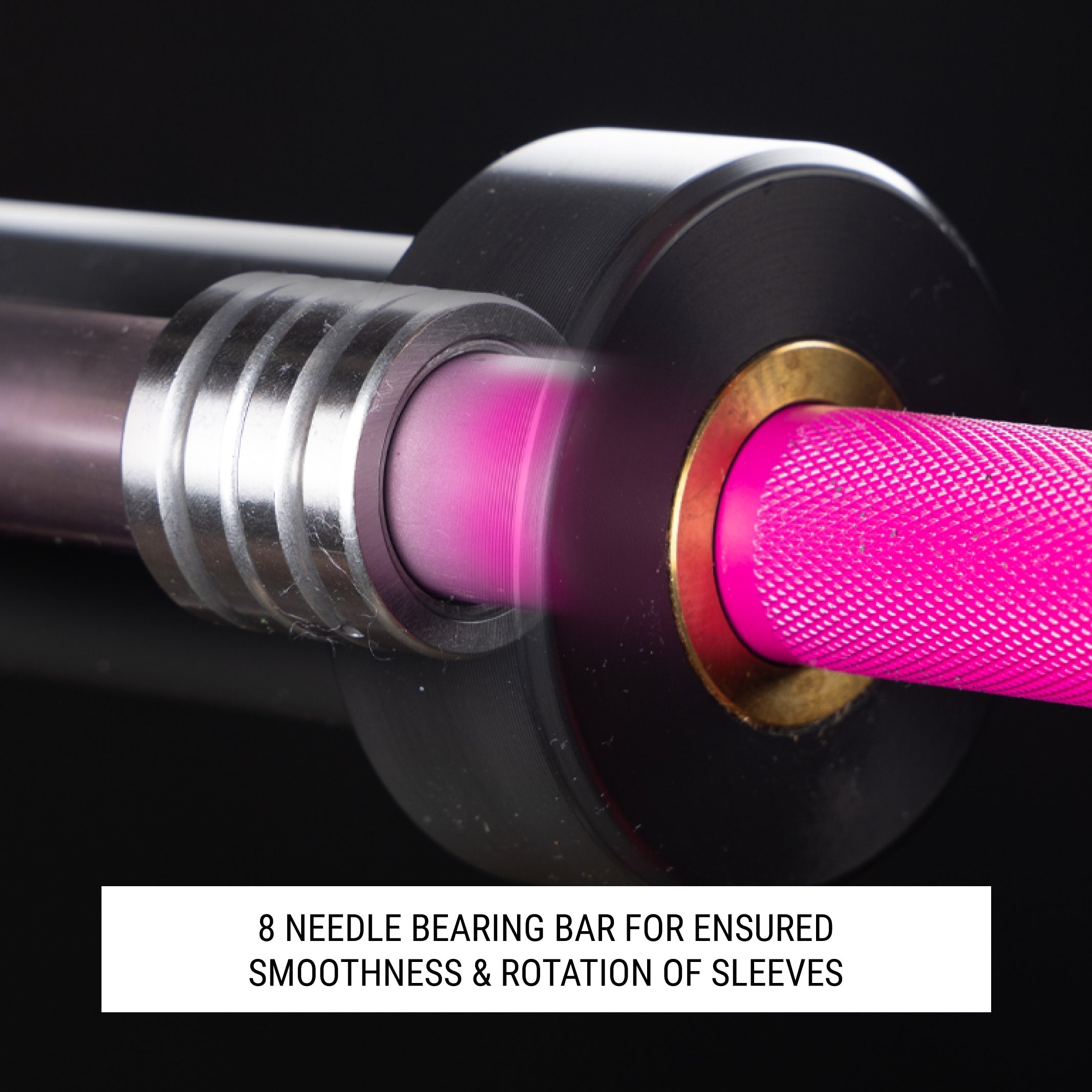 Women’s Olympic Barbell 15kg – IWF Training Bar 190,000 PSI Cerakote | XMARK Steel Magnolia