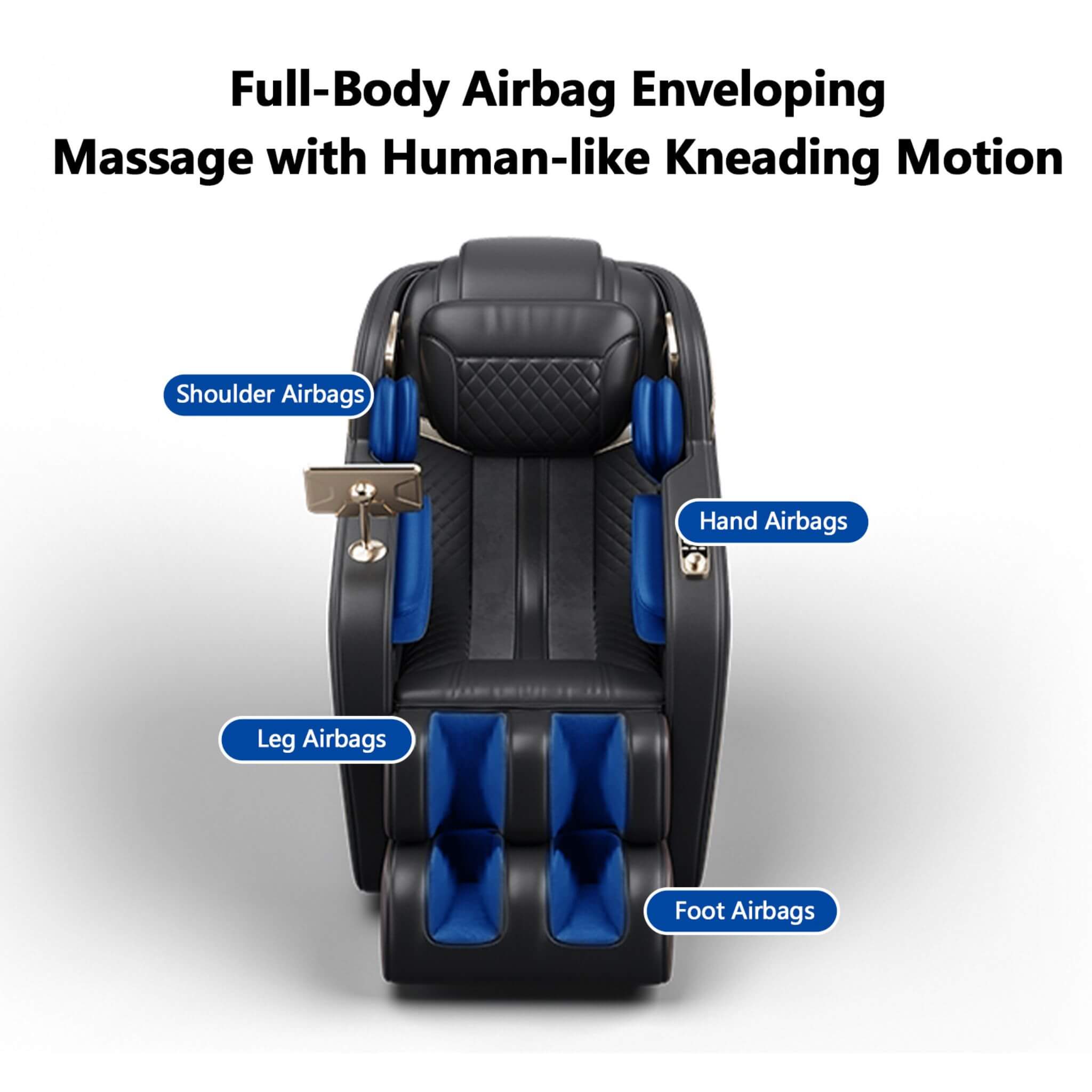 Airvana Infinity Zero Gravity Heated Massage Chair with SL Track & Bluetooth Speakers