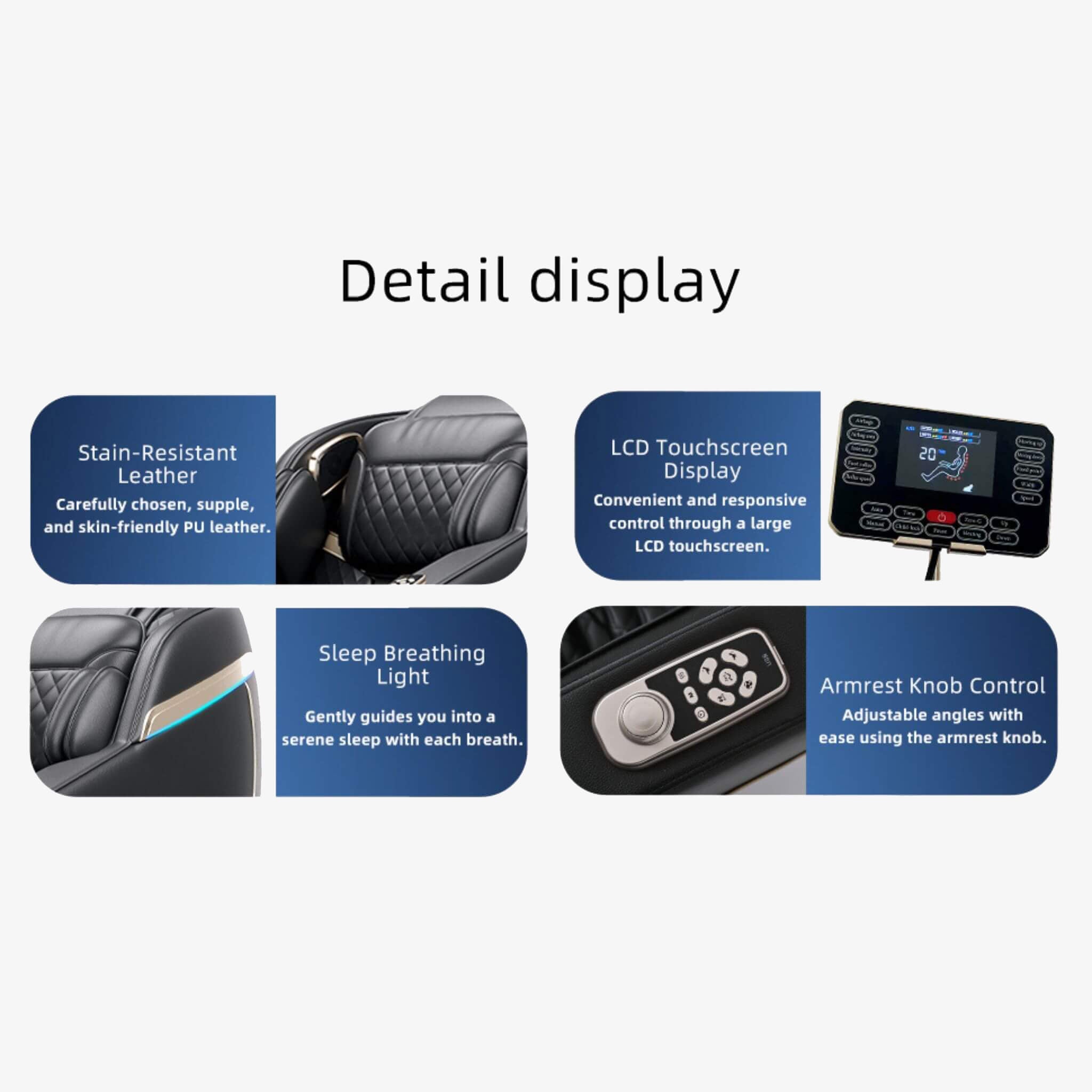 Airvana Infinity Zero Gravity Heated Massage Chair with SL Track & Bluetooth Speakers