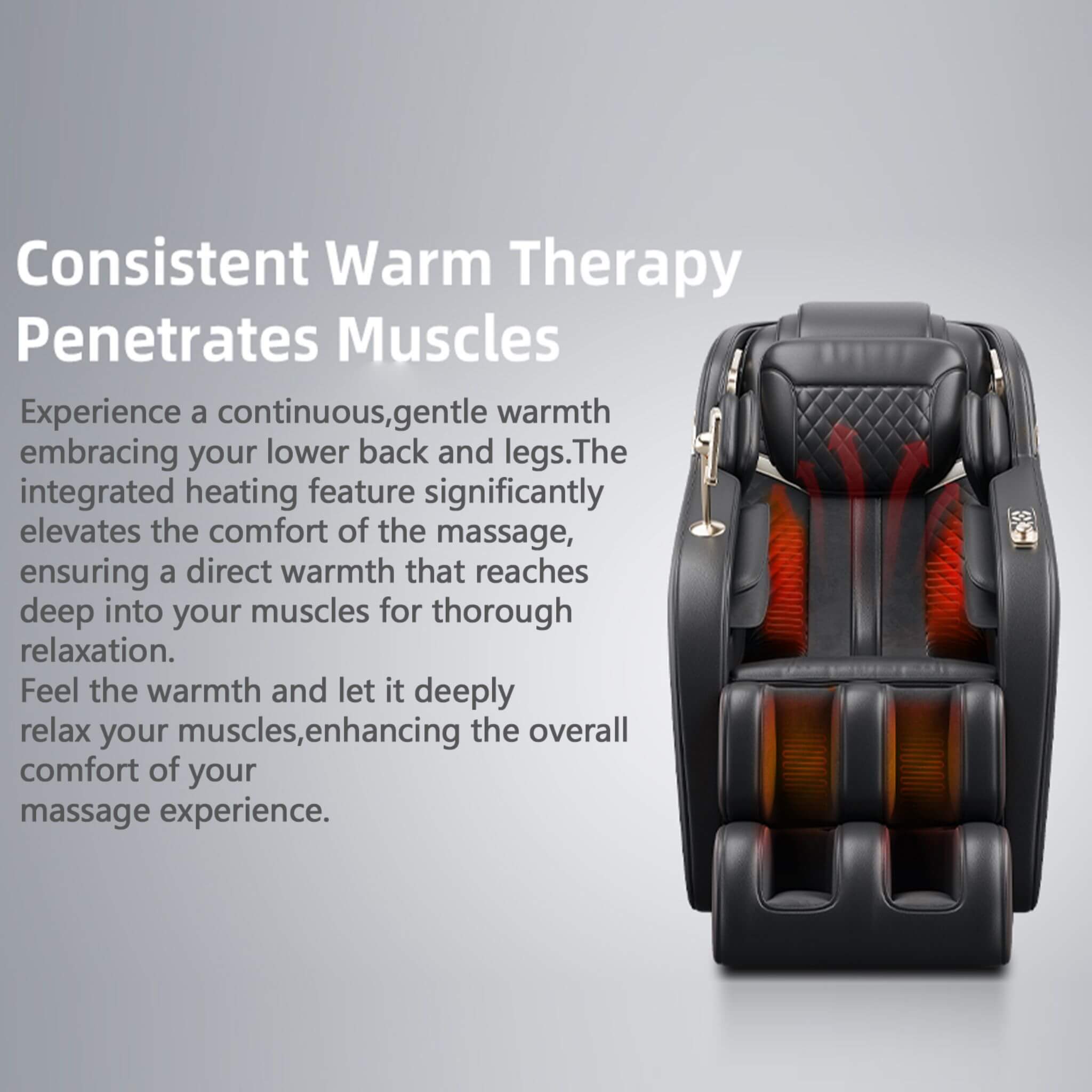 Airvana Infinity Zero Gravity Heated Massage Chair with SL Track & Bluetooth Speakers