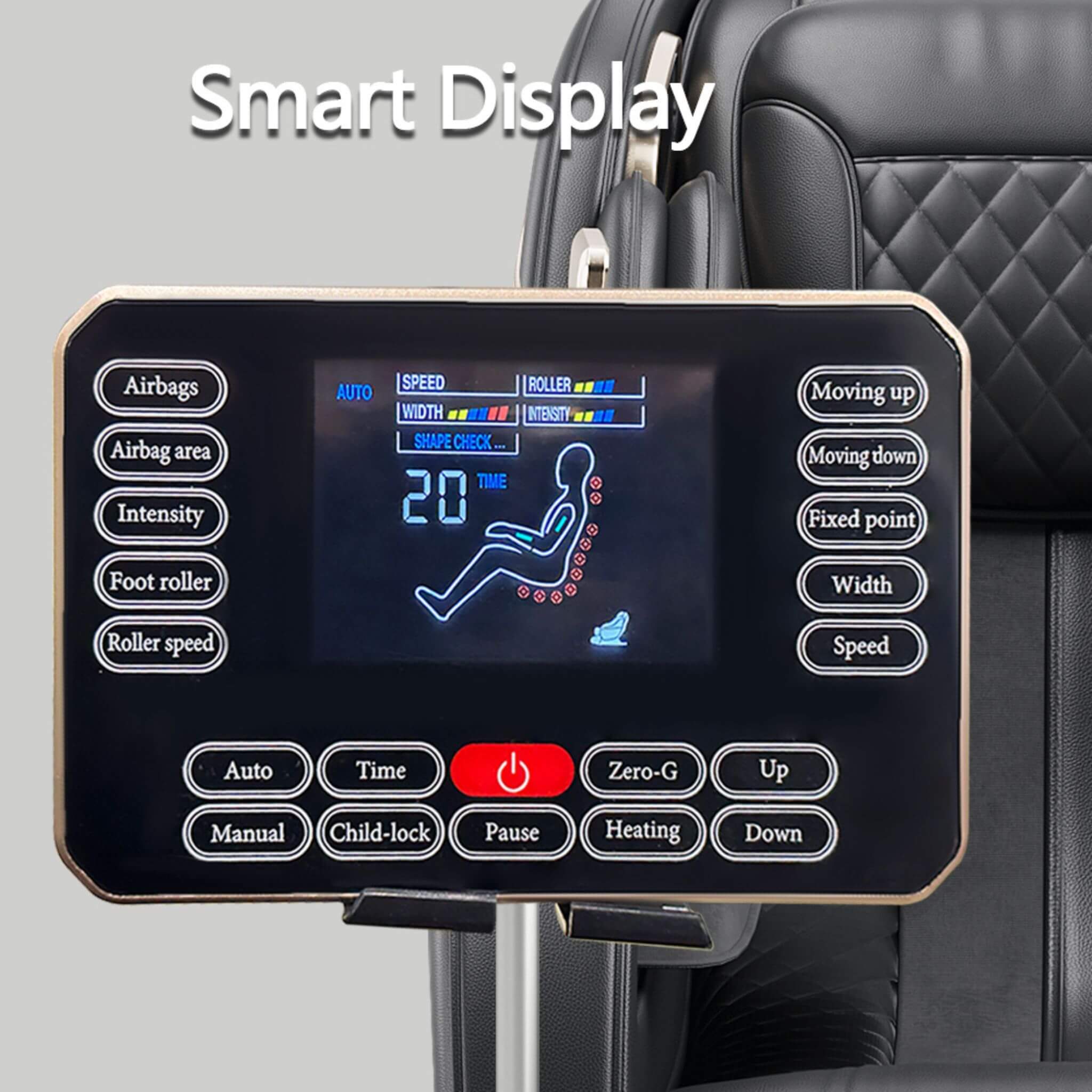 Airvana Infinity Zero Gravity Heated Massage Chair with SL Track & Bluetooth Speakers