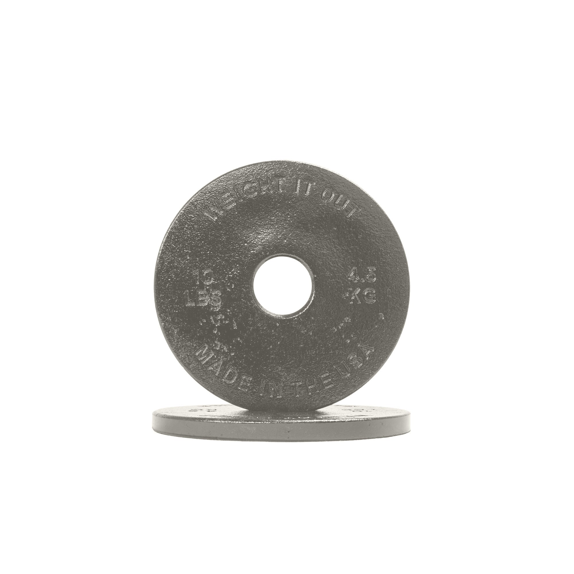Loadable Dumbbell Set – 1" Standard Cast Iron Machined Weight Plates | Weight It Out