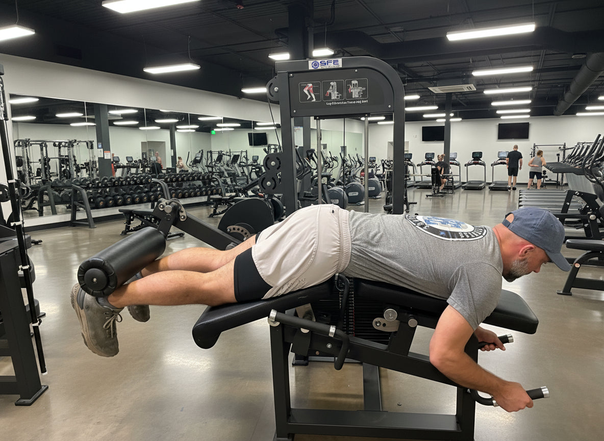 SFE Selectorized Leg Extension & Prone Leg Curl Combo – 250 lb Weight Stack