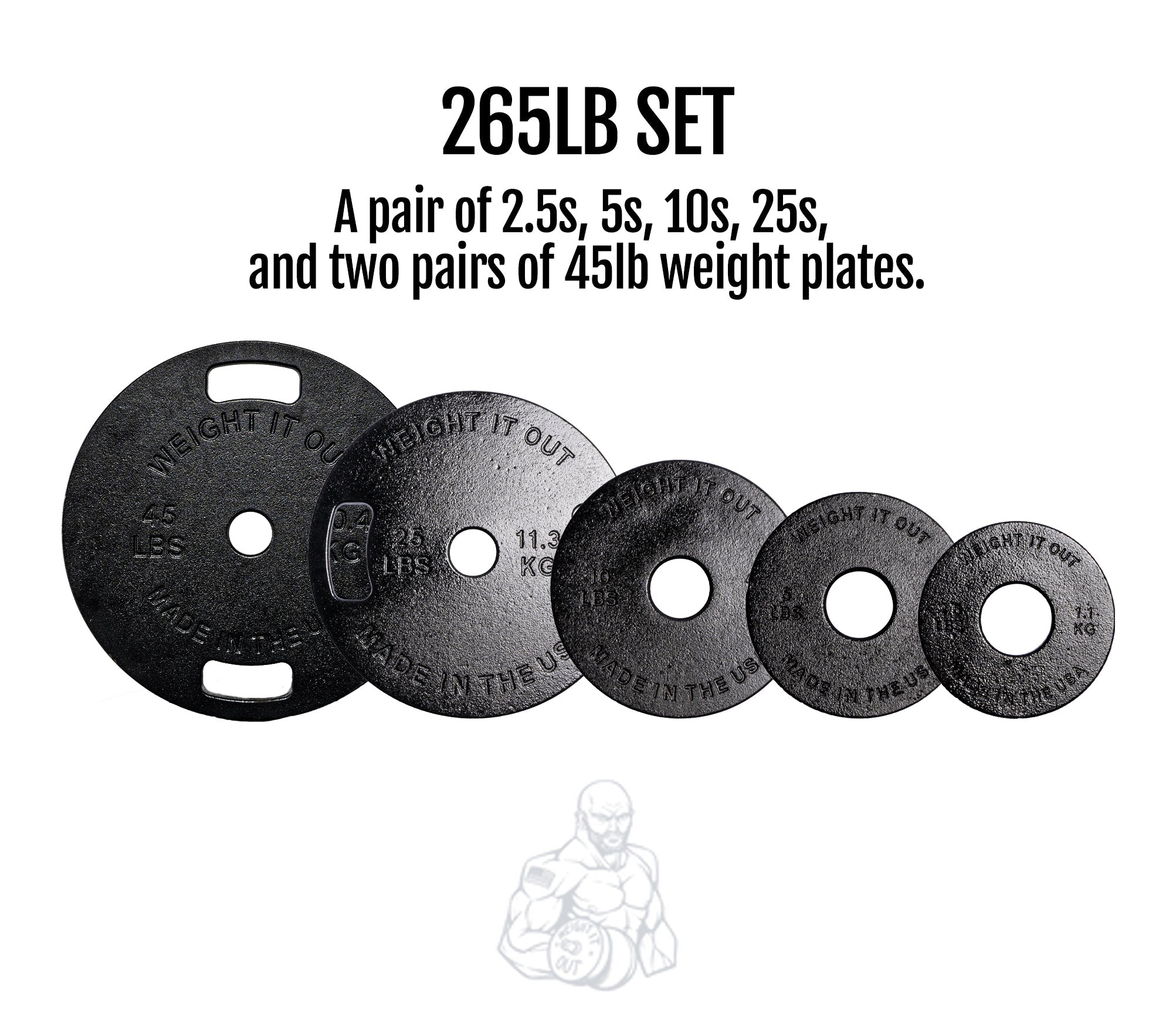 Cast Iron Machined Weight Plate Sets | Precision Barbell Plates – Weight It Out