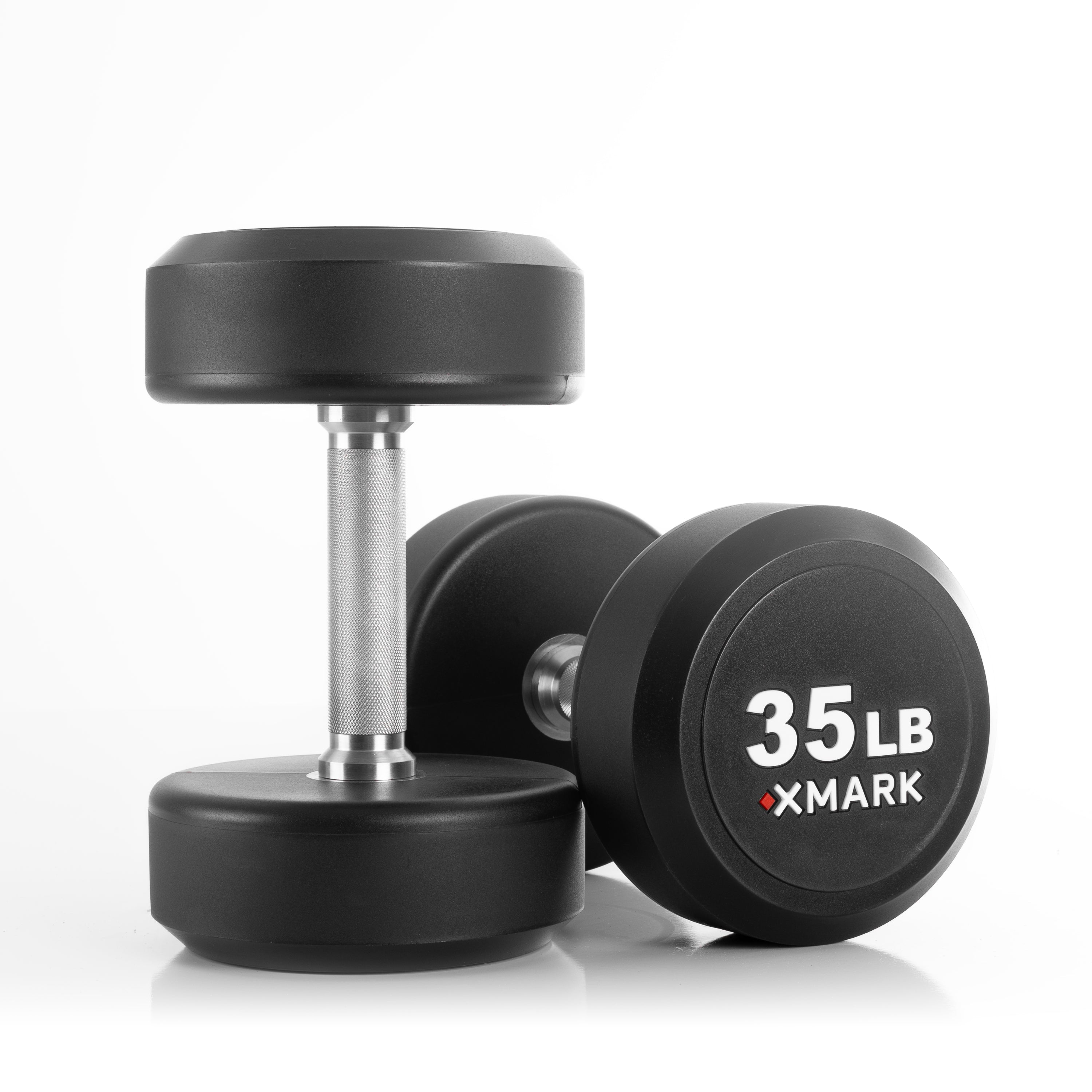 Commercial Round Urethane Dumbbell Sets – 5–50 lb & 5–75 lb | XMARK