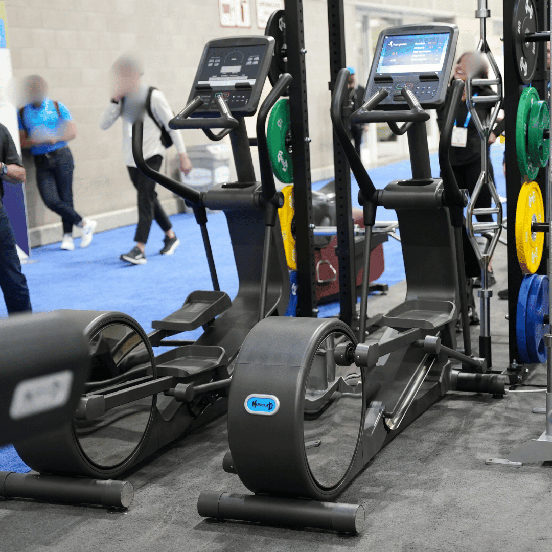 Muscle D Fitness Commercial Elliptical Trainer – LED Screen Cardio Machine
