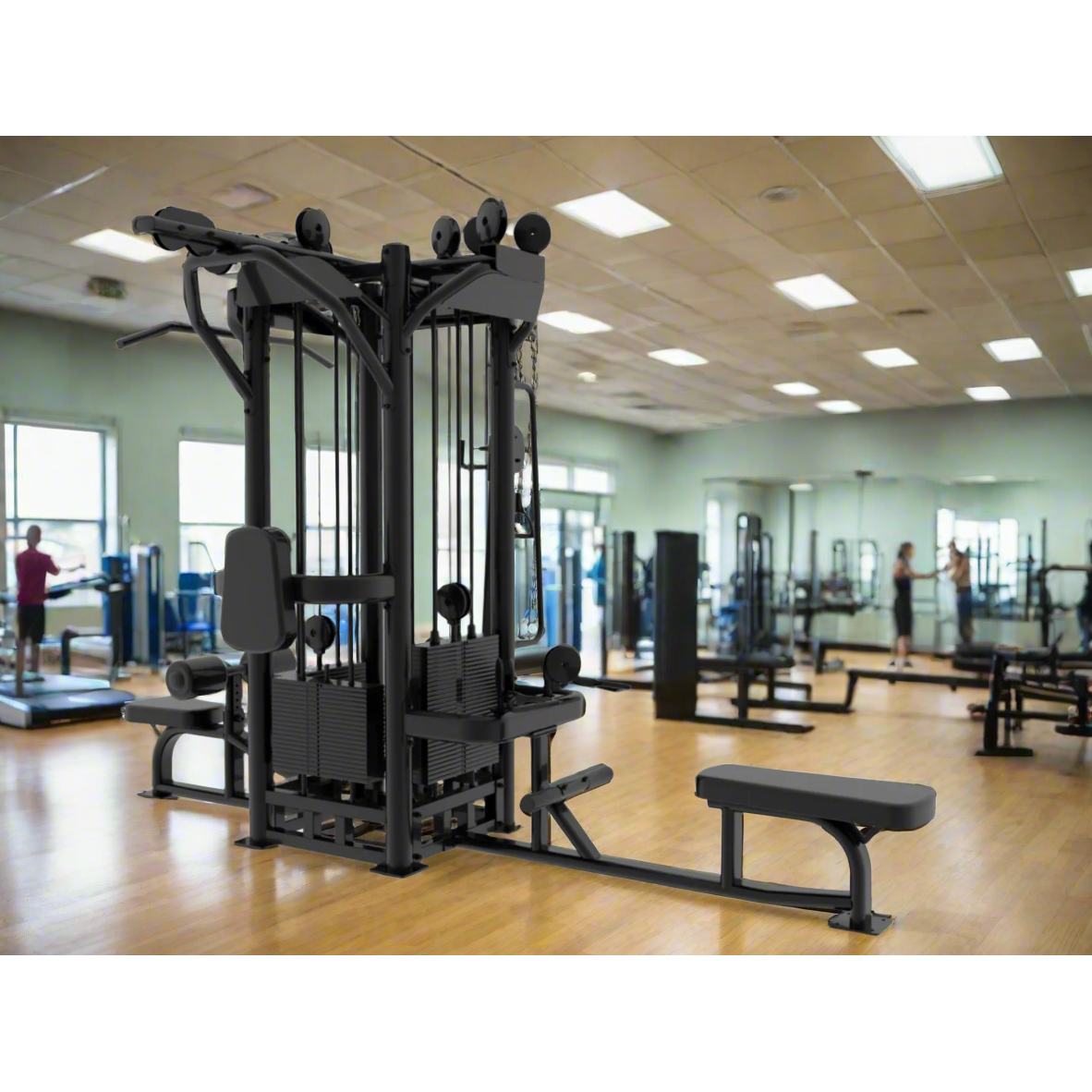 SFE Selectorized 4-Station Jungle Gym – 4× Weight Stacks