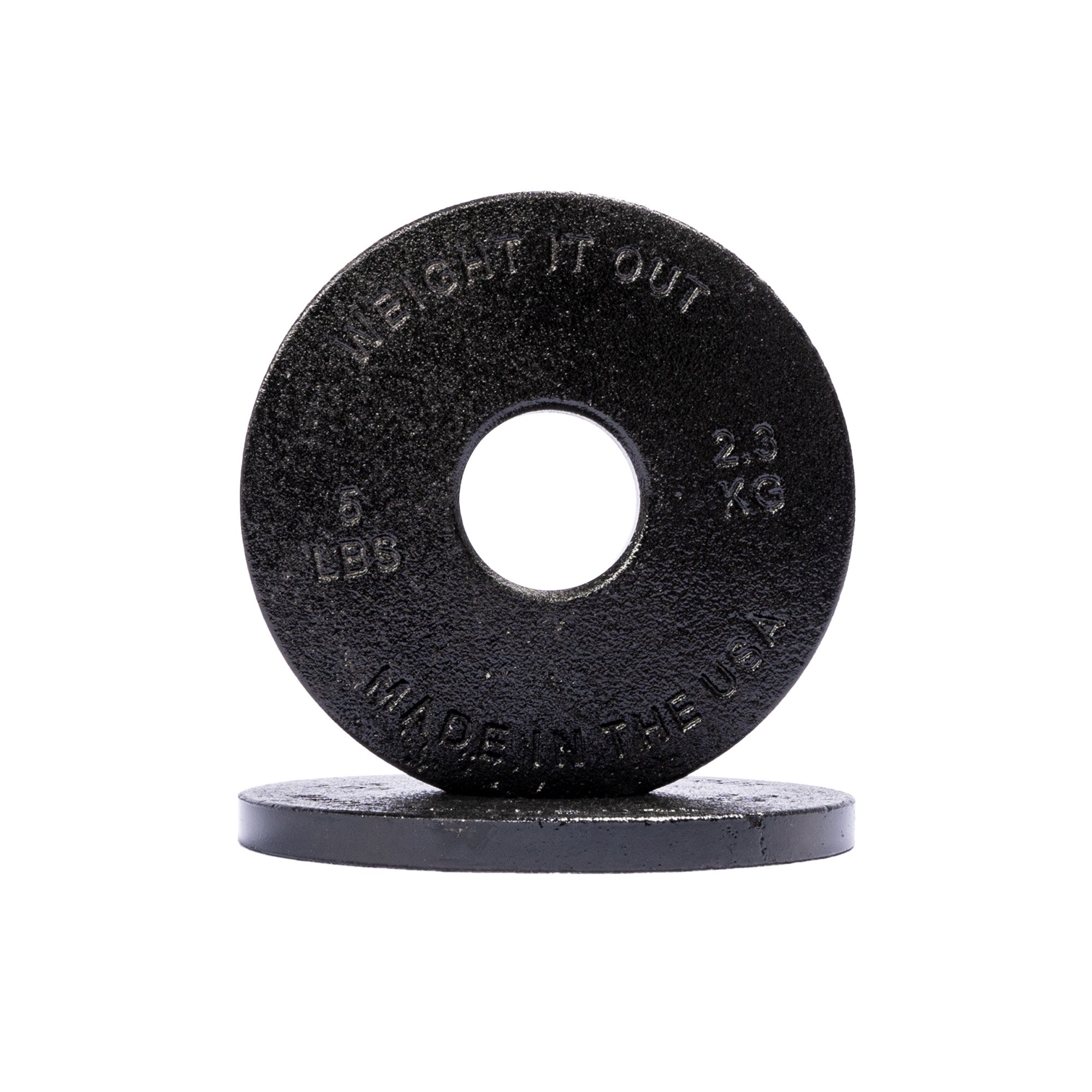 Loadable Dumbbell Set – 1" Standard Cast Iron Machined Weight Plates | Weight It Out