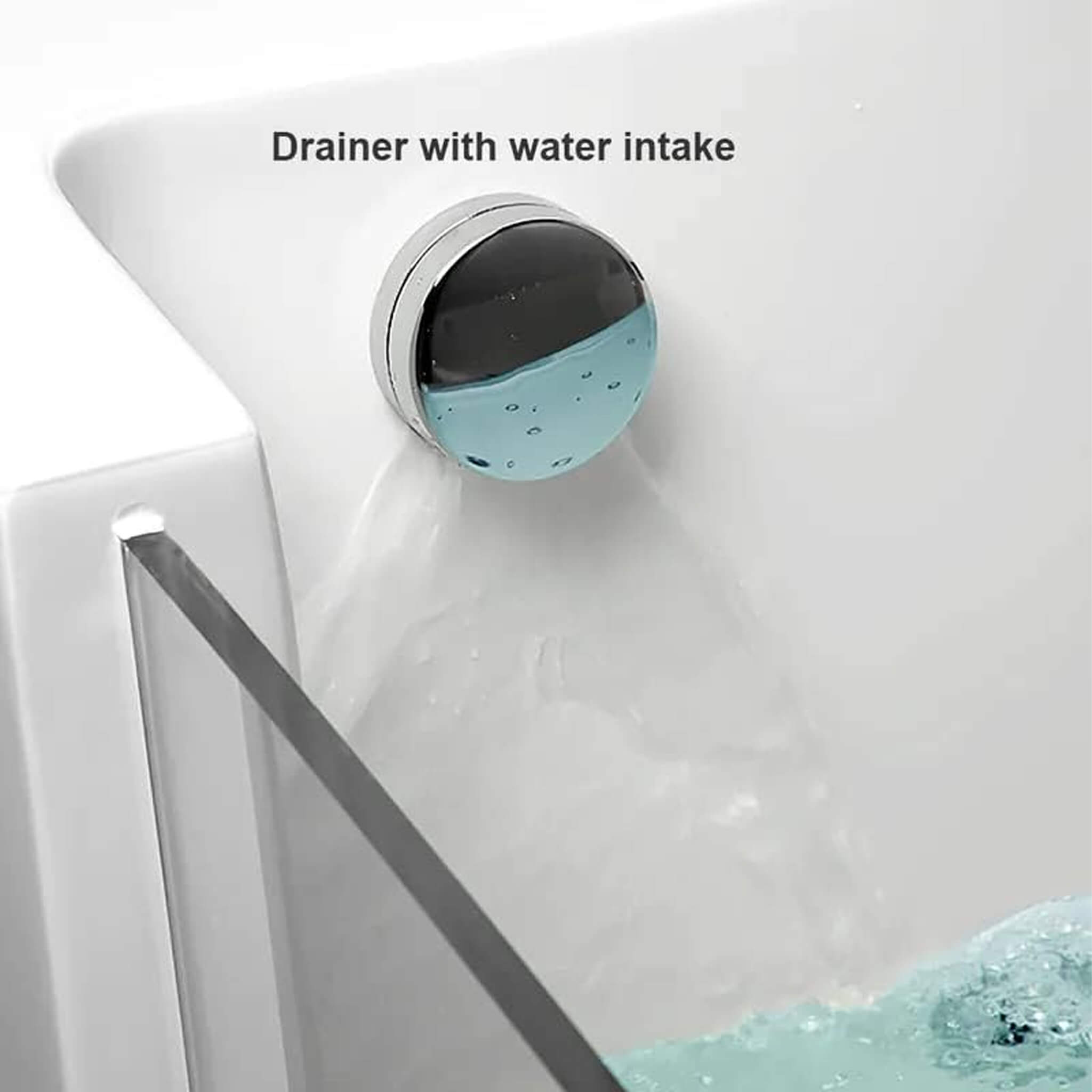 Alora Solstice 71" 2-Person Acrylic Whirlpool Tub – LED Jets & Faucet