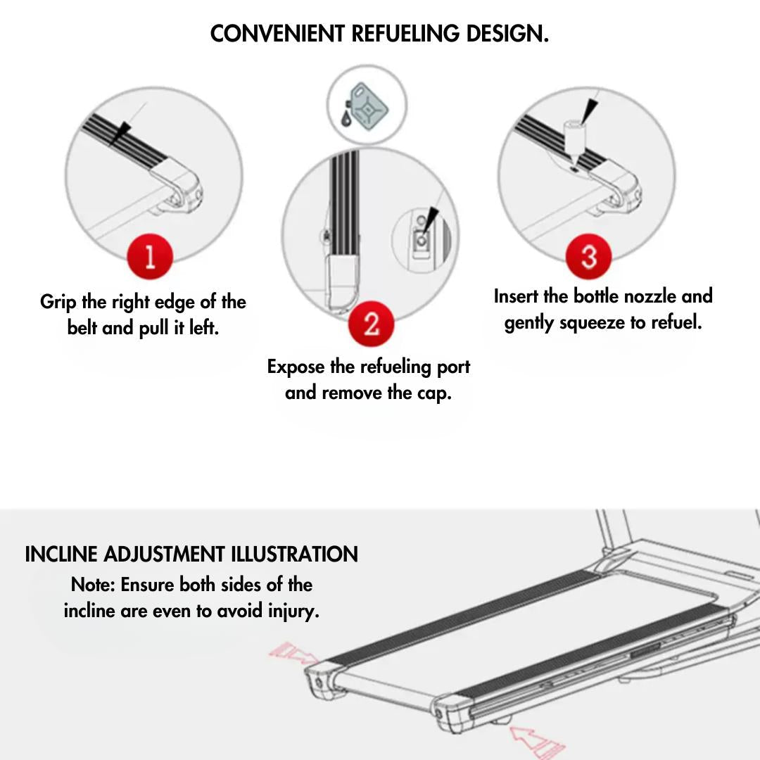 Light Commercial Folding Treadmill by Muscle D Fitness | LED Display & Pulse Monitor