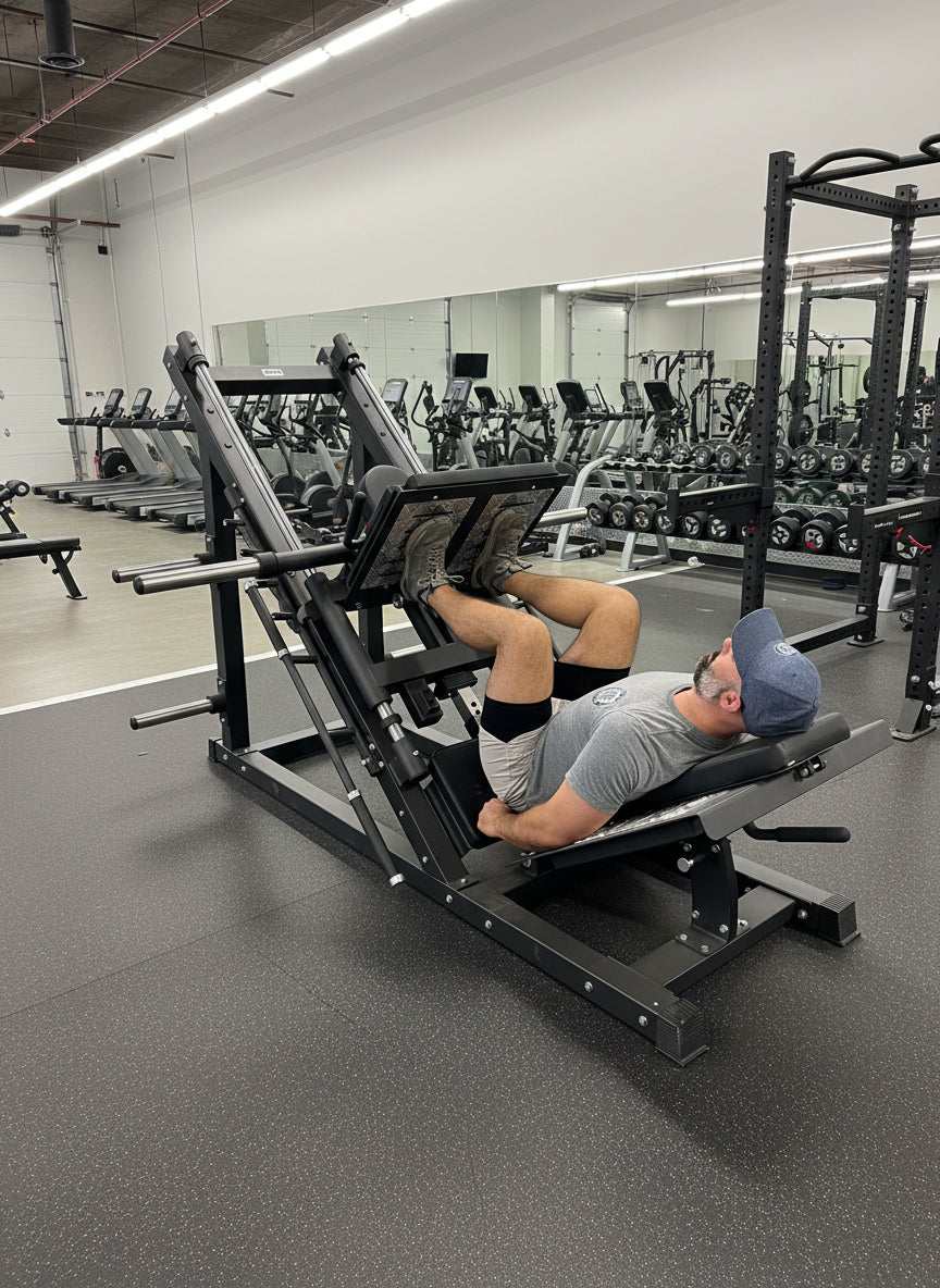SFE Plate-Loaded 45° Leg Press & Hack Squat Machine