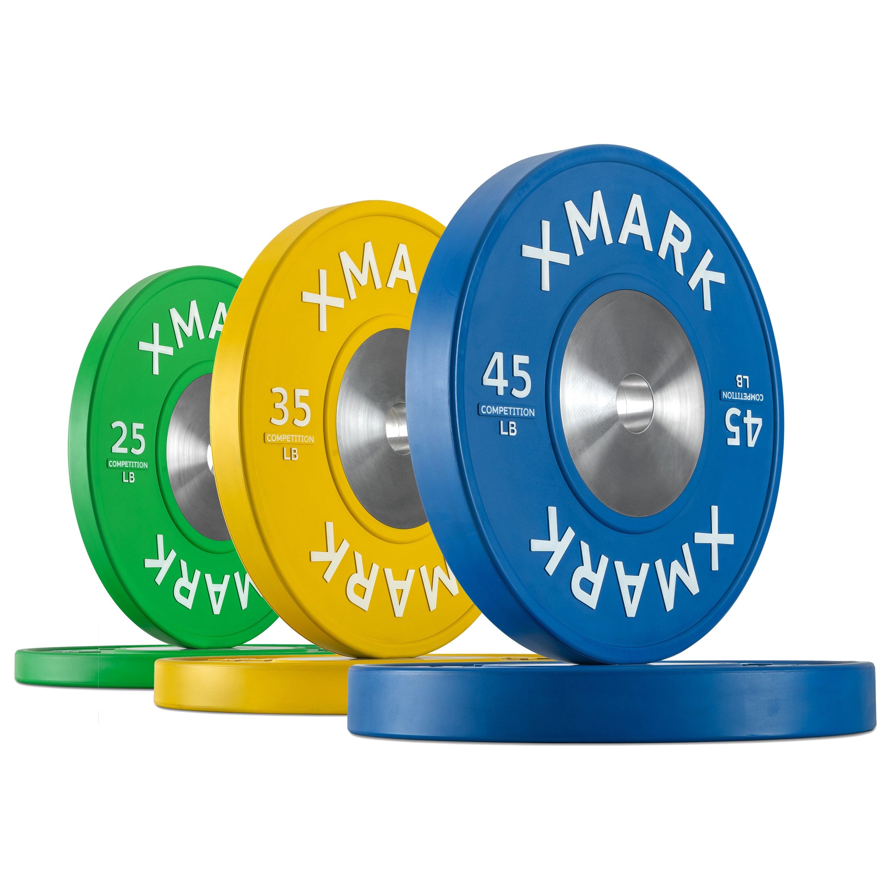 Competition Bumper Plates (LB) – Premium Pairs & Sets | XMARK