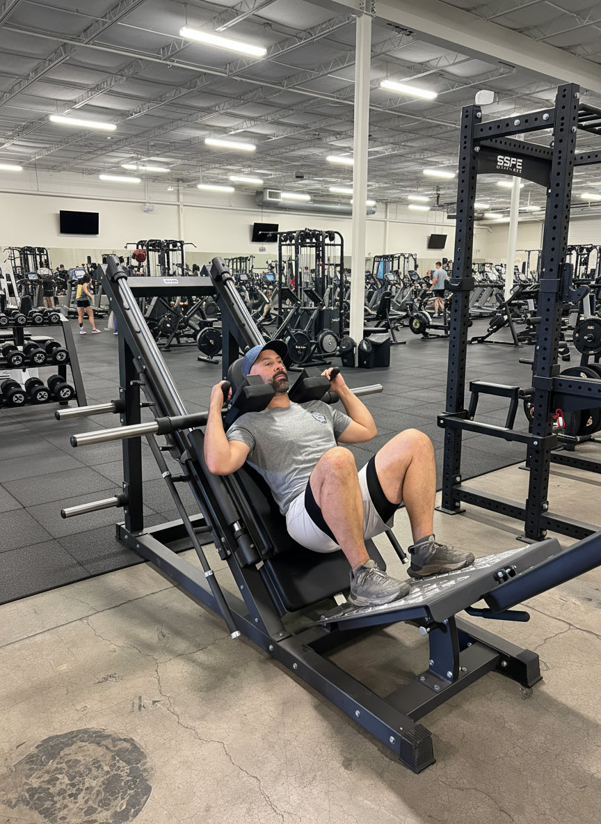 SFE Plate-Loaded 45° Leg Press & Hack Squat Machine