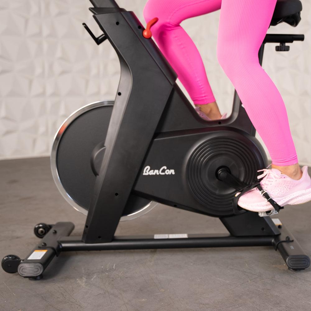 Muscle D Fitness Home Upright Bike – Exercise Bike with Adjustable Seat & Handlebars