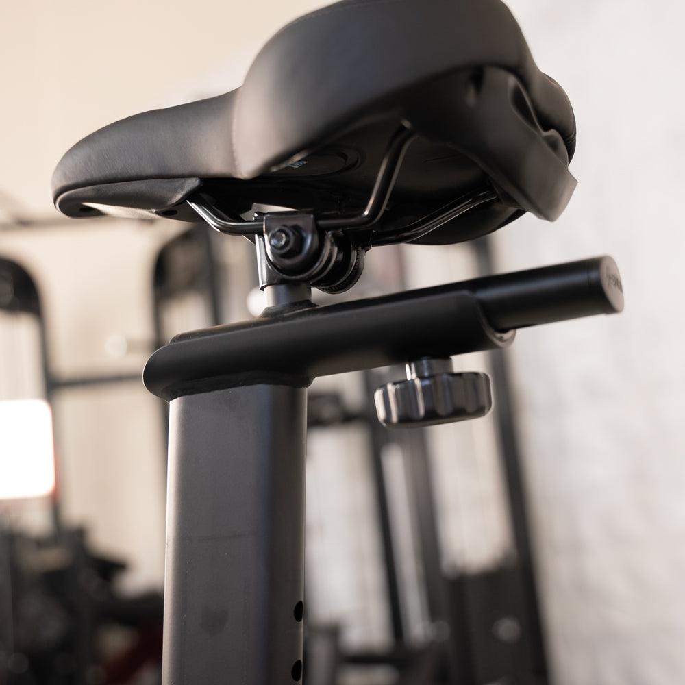Muscle D Fitness Home Upright Bike – Exercise Bike with Adjustable Seat & Handlebars