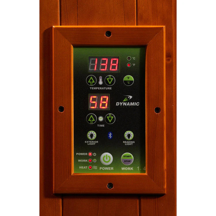 Dynamic Avila 1-2-Person Low EMF FAR Infrared Sauna (Canadian Hemlock)