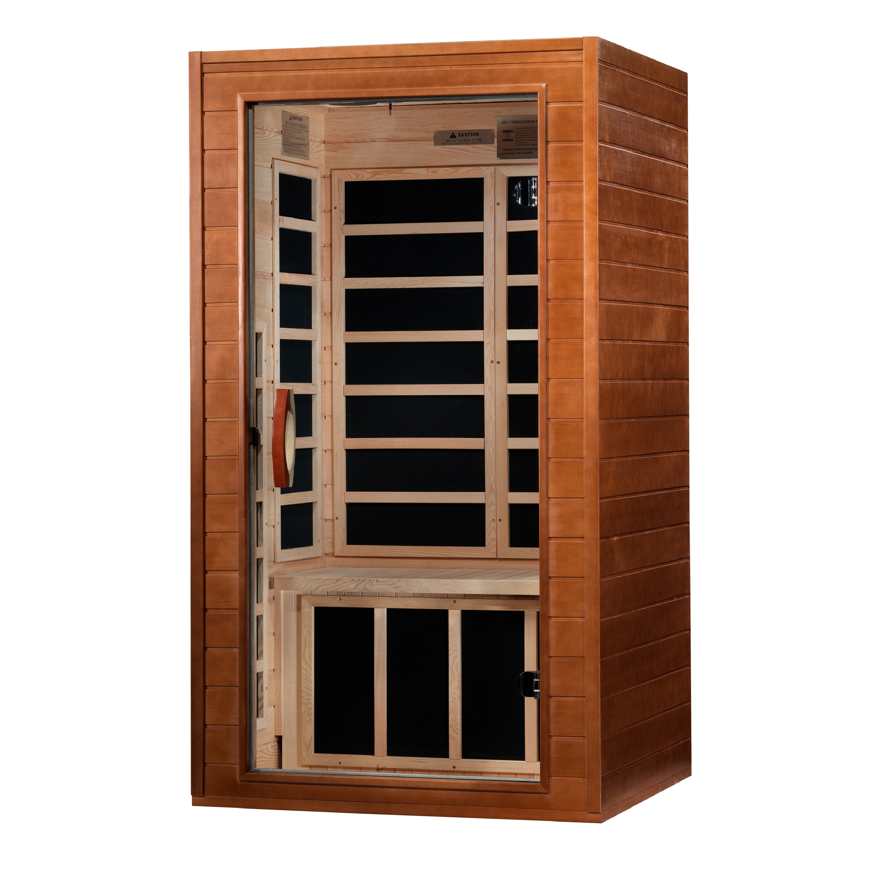 Dynamic Avila 1-2-Person Low EMF FAR Infrared Sauna (Canadian Hemlock)