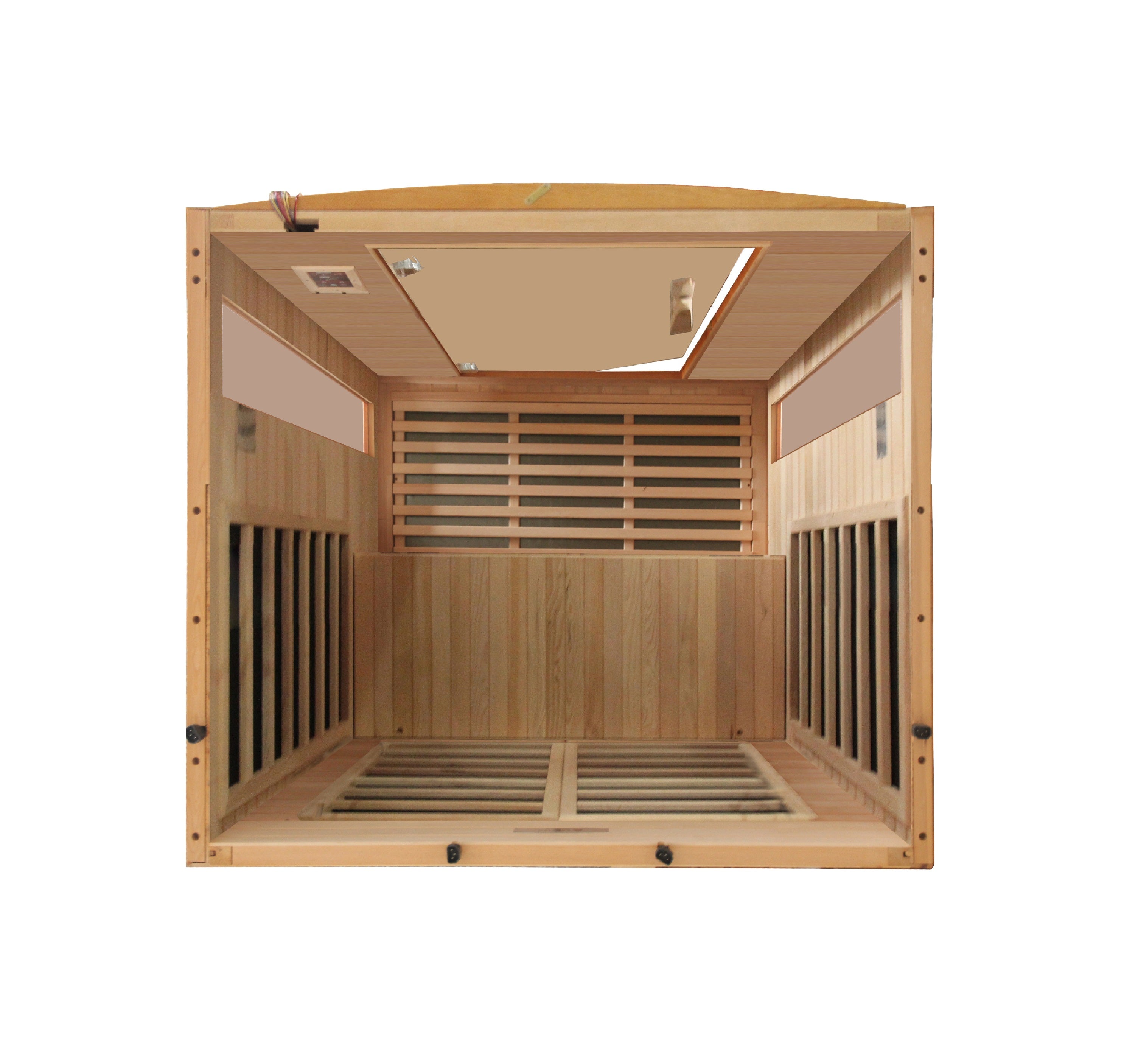 Dynamic Versailles 2-Person Low EMF FAR Infrared Sauna (Canadian Hemlock)