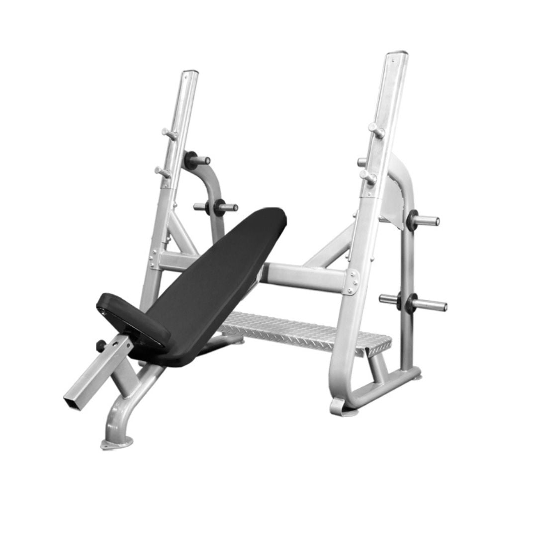Muscle D Fitness Elite Olympic Incline Bench – Commercial Strength Bench