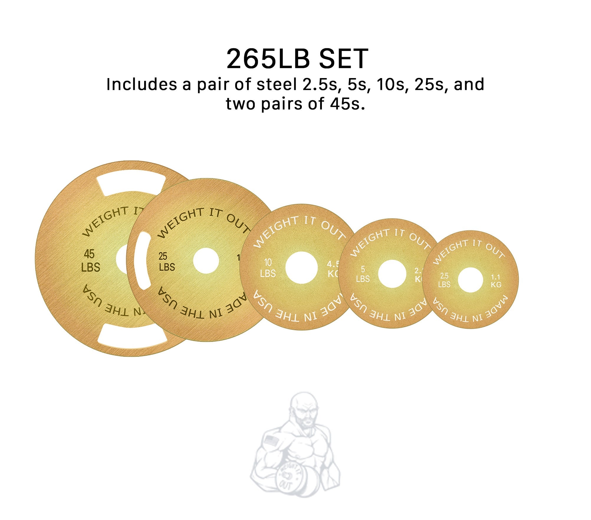 Solid Steel Calibrated Weight Plate Sets (Preorder) | Precision Powerlifting Plates – Weight It Out