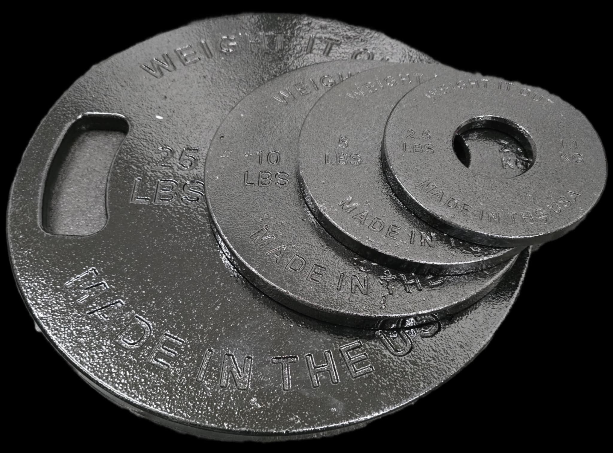 Cast Iron Machined Weight Plate Sets | Precision Barbell Plates – Weight It Out