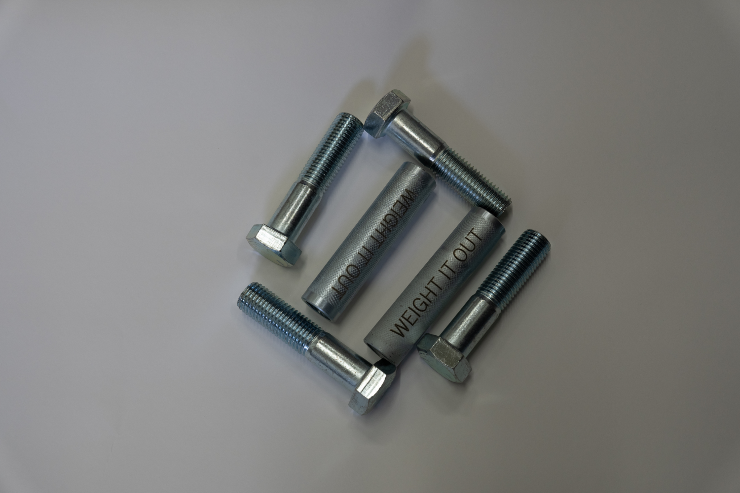 Loadable Dumbbell Set – 1" Standard Cast Iron Machined Weight Plates | Weight It Out